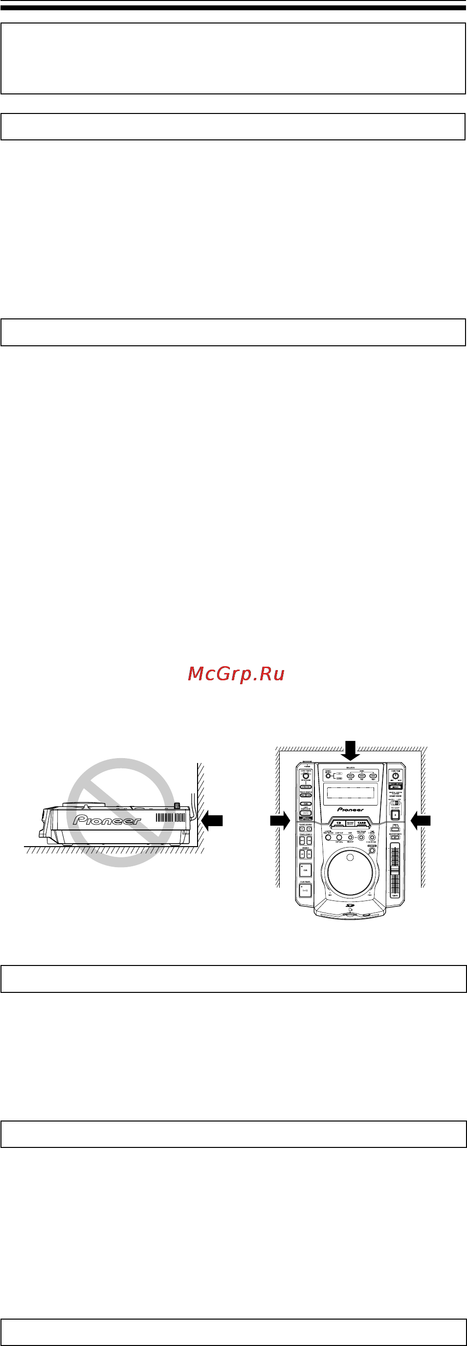 Pioneer DMP-555 [4/24] Cautions regarding handling