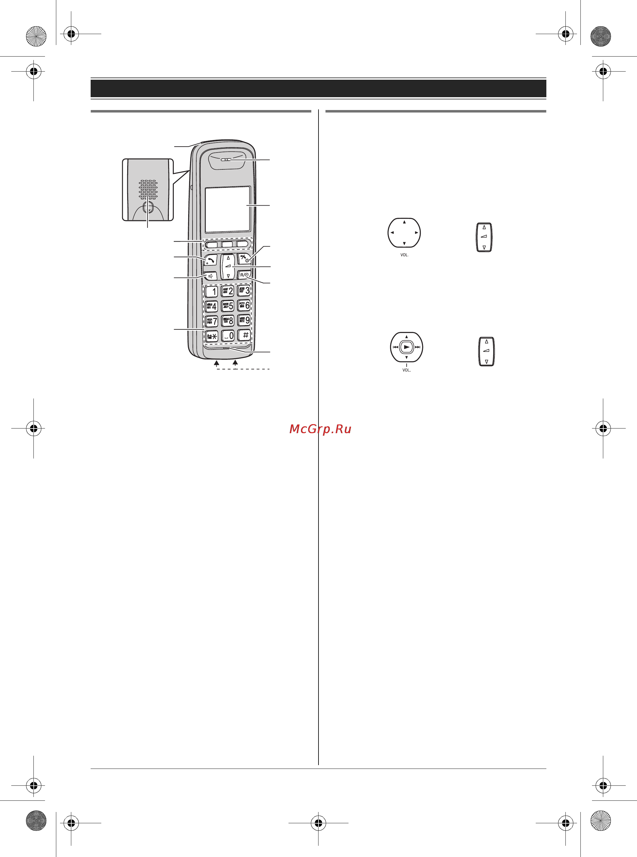 Panasonic KX-TG6451 [11/52] Трубка