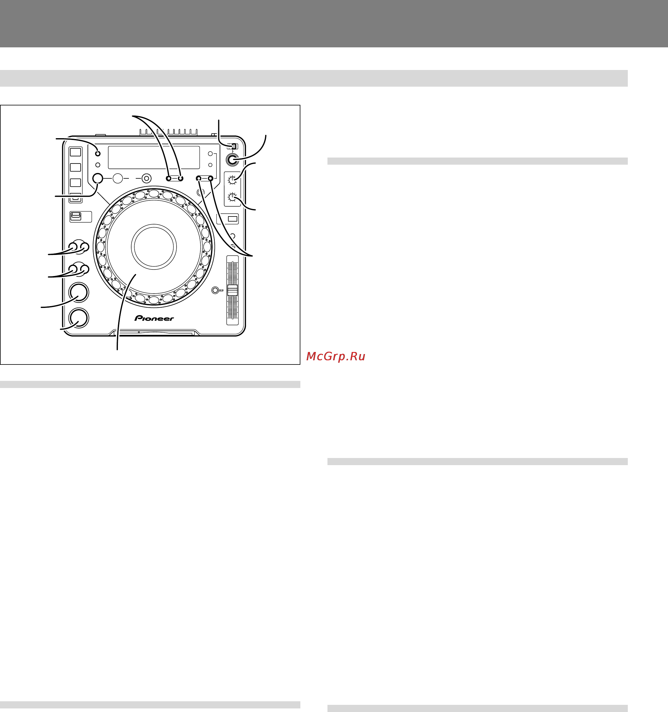 Pioneer CDJ-1000 mk3 [14/24] Операции с dj плеером