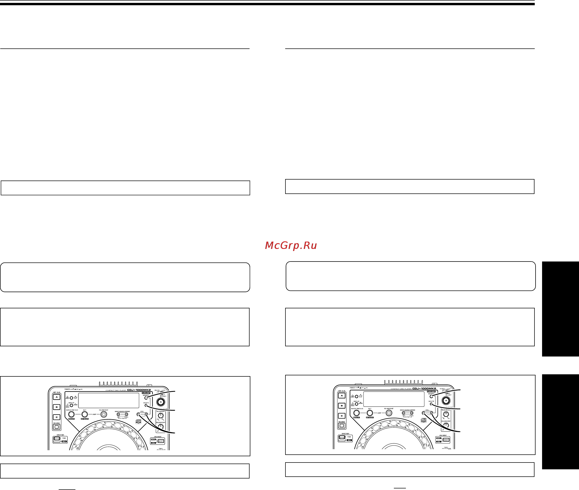 Pioneer CDJ-1000 MK2 [57/96] Deutsch italiano