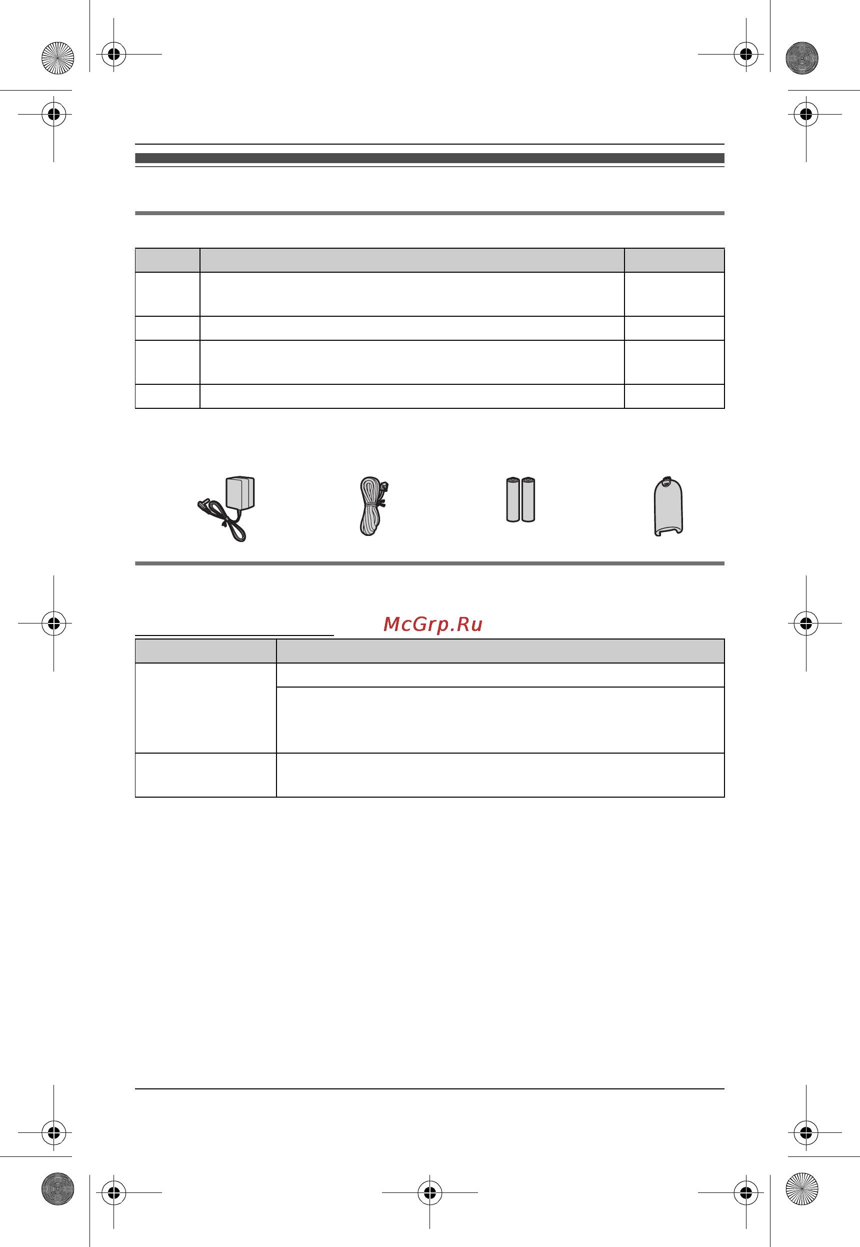 Panasonic KX-TG8041 [3/64] Èíôî²ìàöèø îá àêñåññóà²àõ