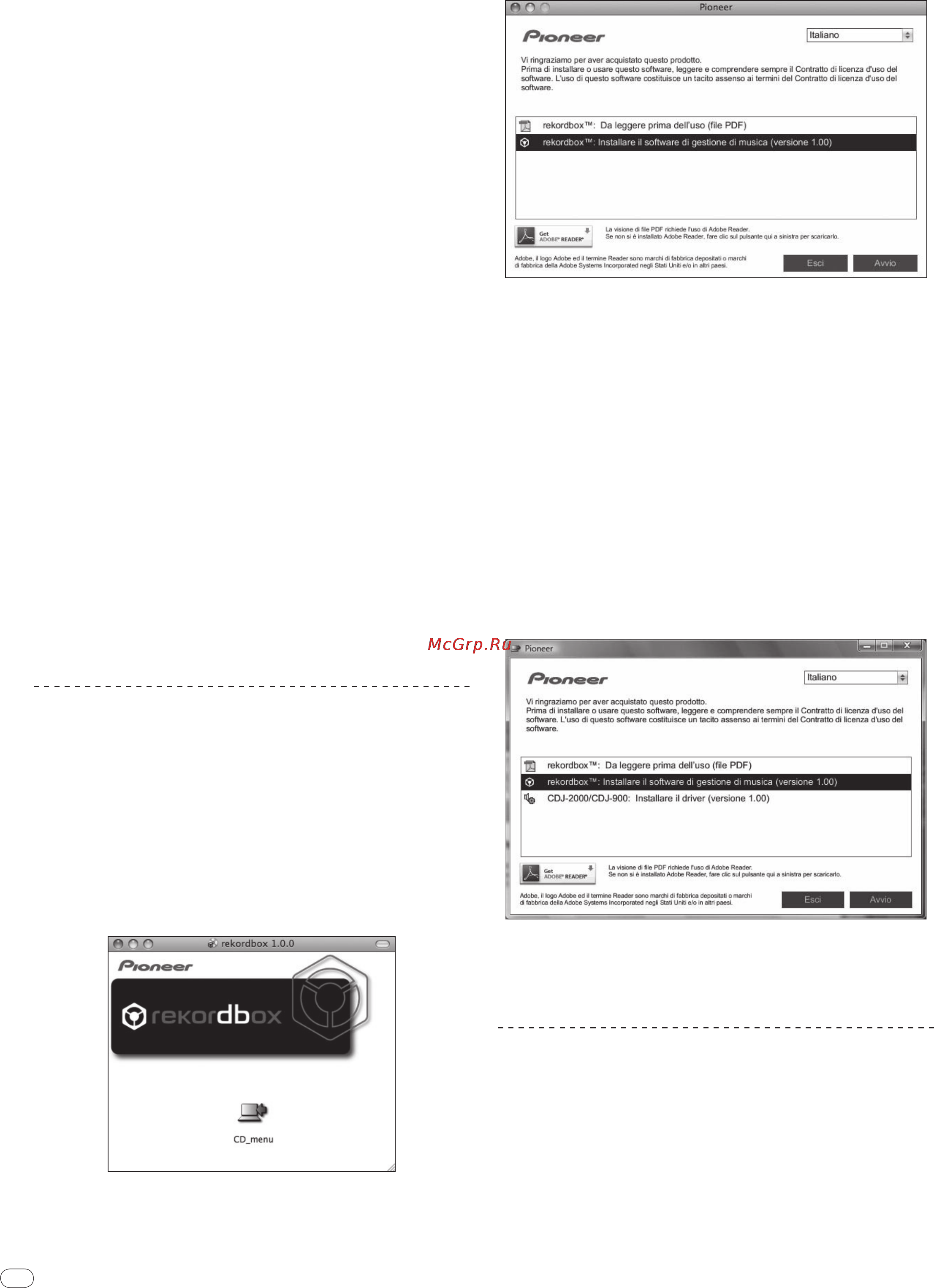Pioneer CDJ-2000 [112/209] Installazione di rekordbox