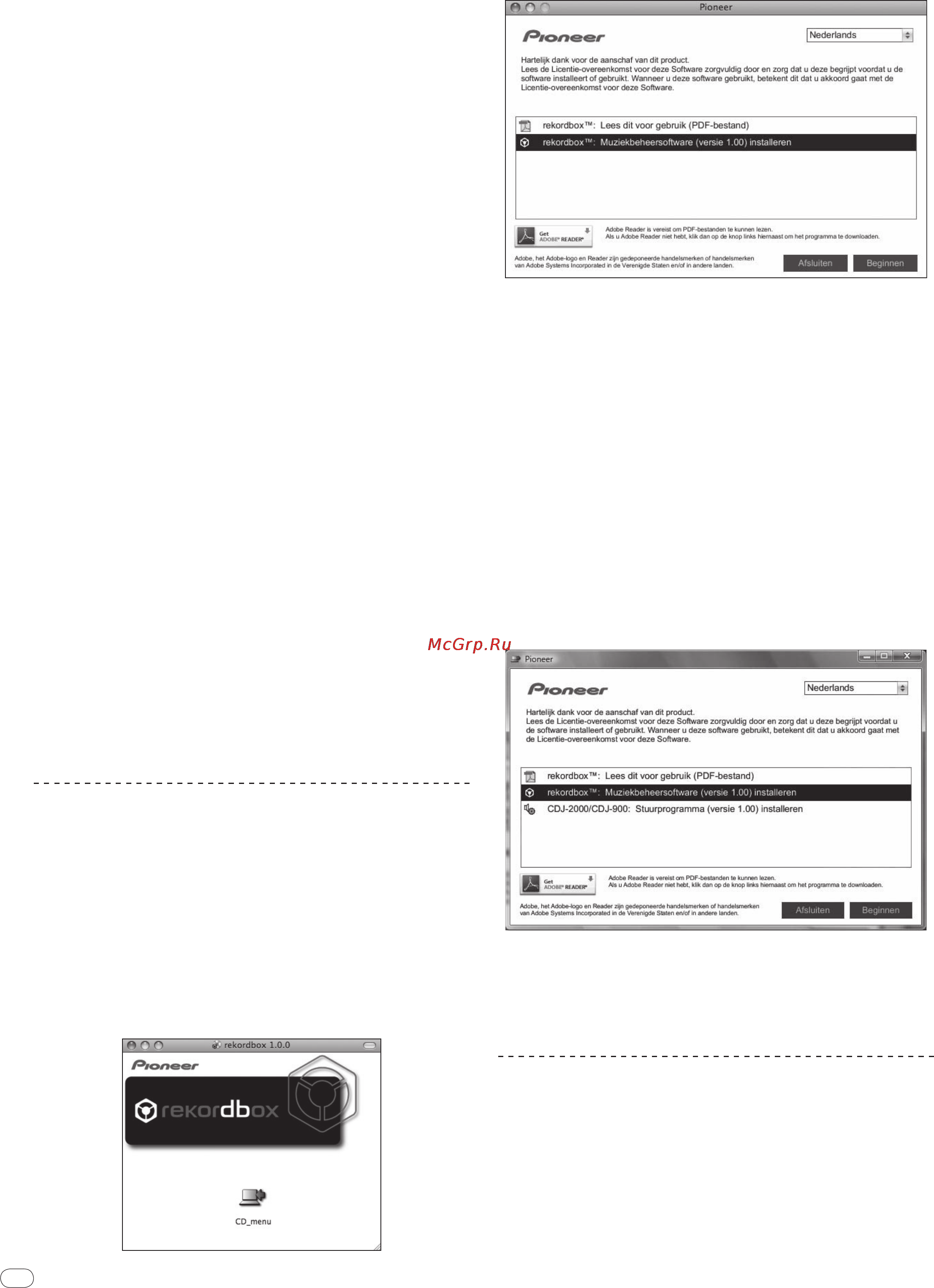 Pioneer CDJ-2000 [142/209] Installatieprocedure windows