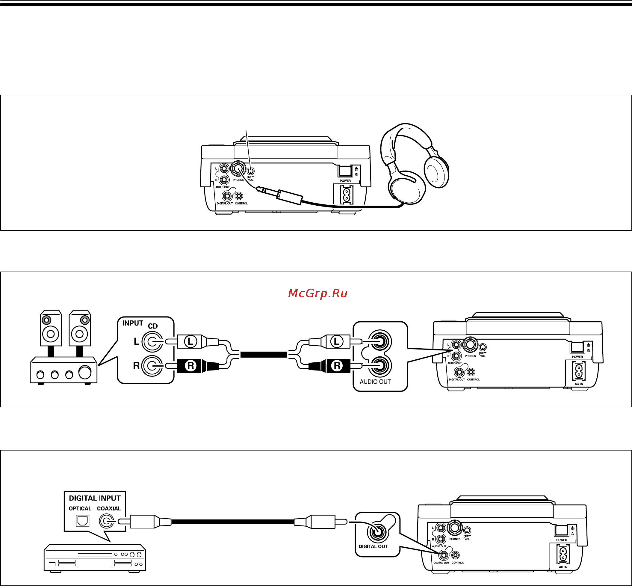 Pioneer CDJ-200 [7/20] Подготовка к работе подключение проигрывателя