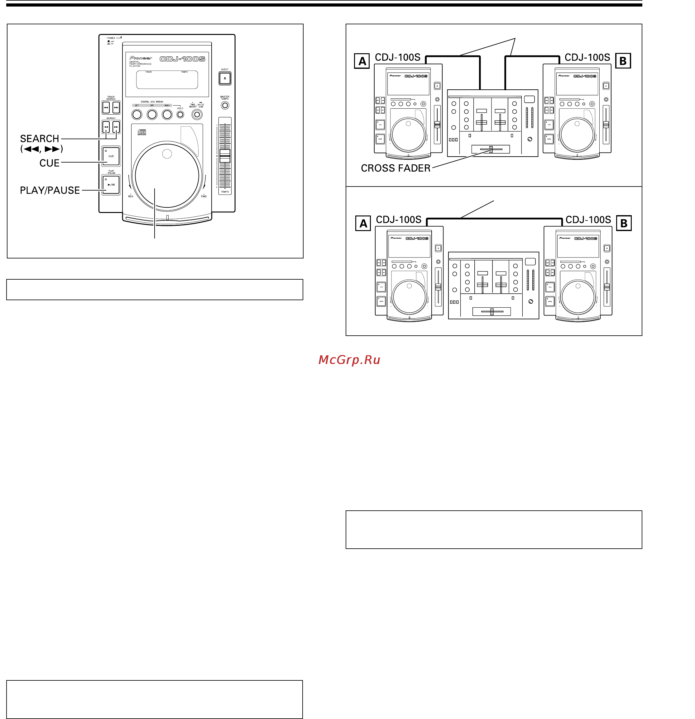 Pioneer CDJ-100S Инструкция по эксплуатации онлайн [13/16] 8791