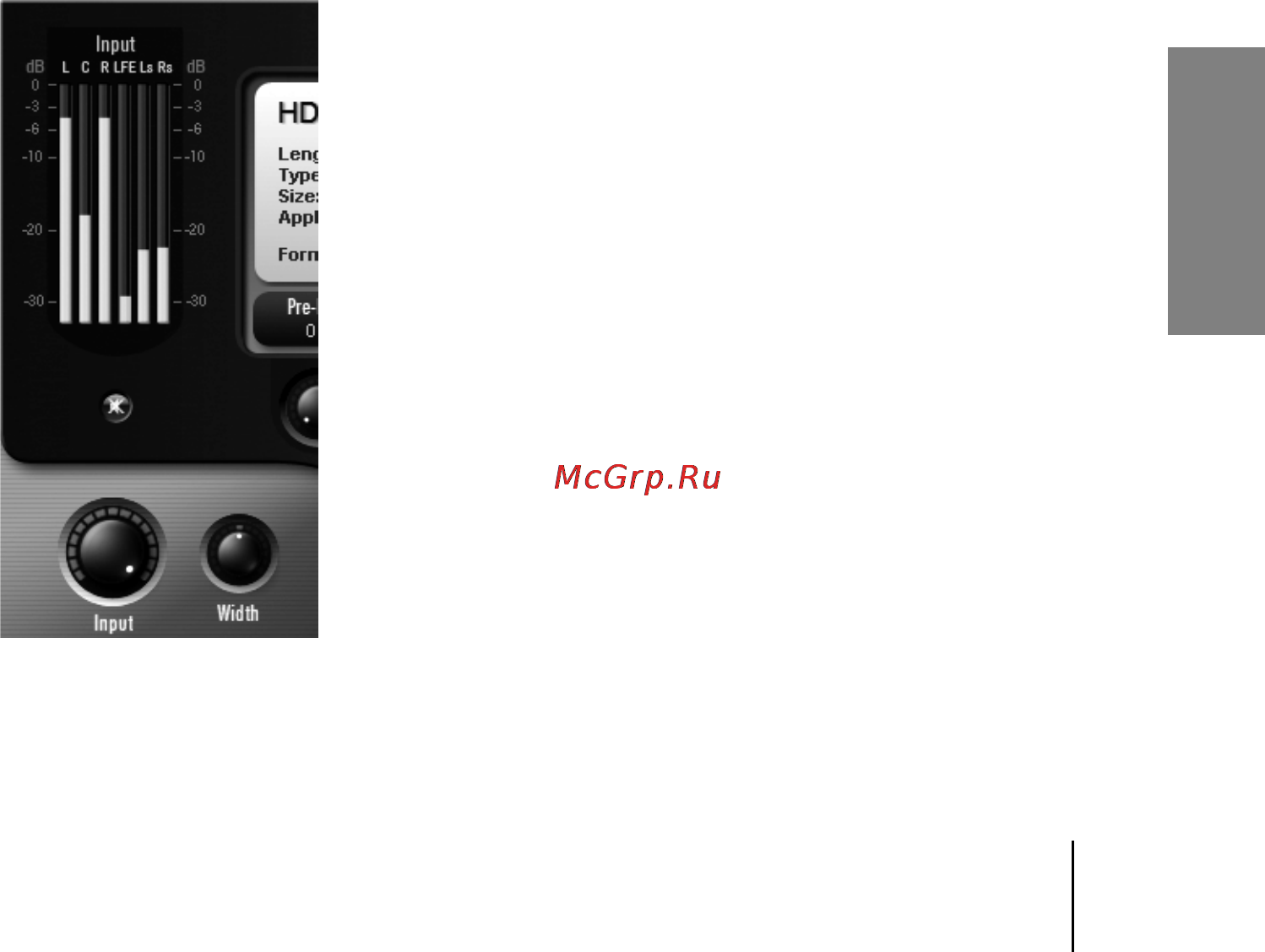 M-Audio WizooVerb W5 [109/158] Input sektion