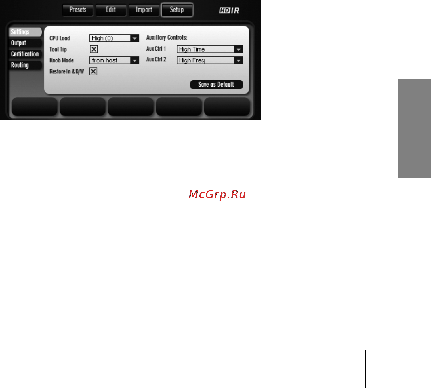 M-Audio WizooVerb W5 [149/158] Cpu load