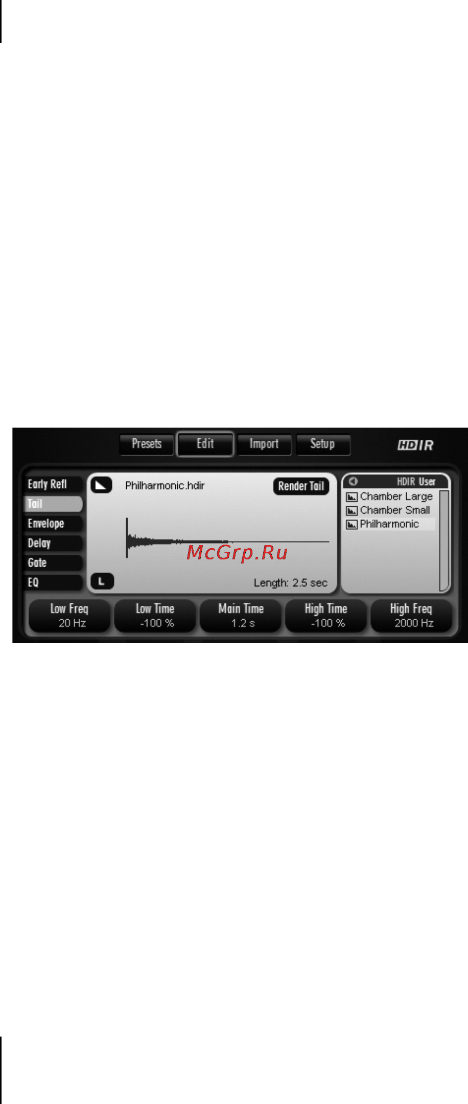 M-Audio WizooVerb W5 [46/158] Main time