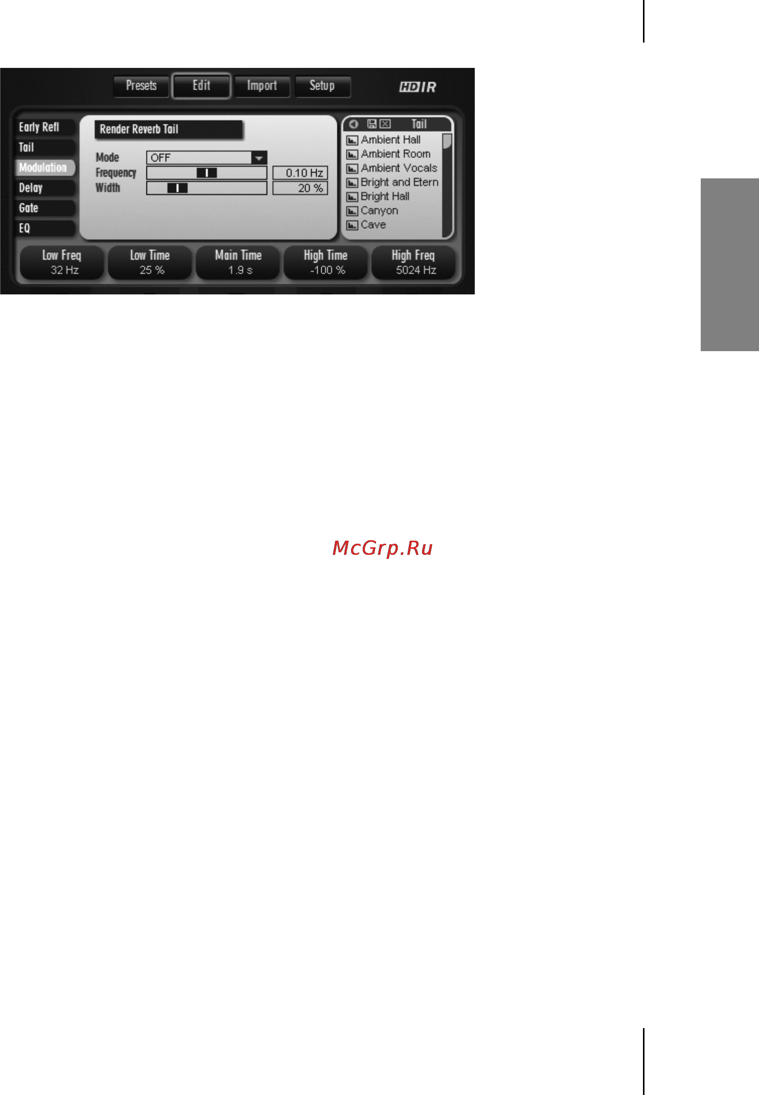 M-Audio WizooVerb W5 [51/158] Frequency