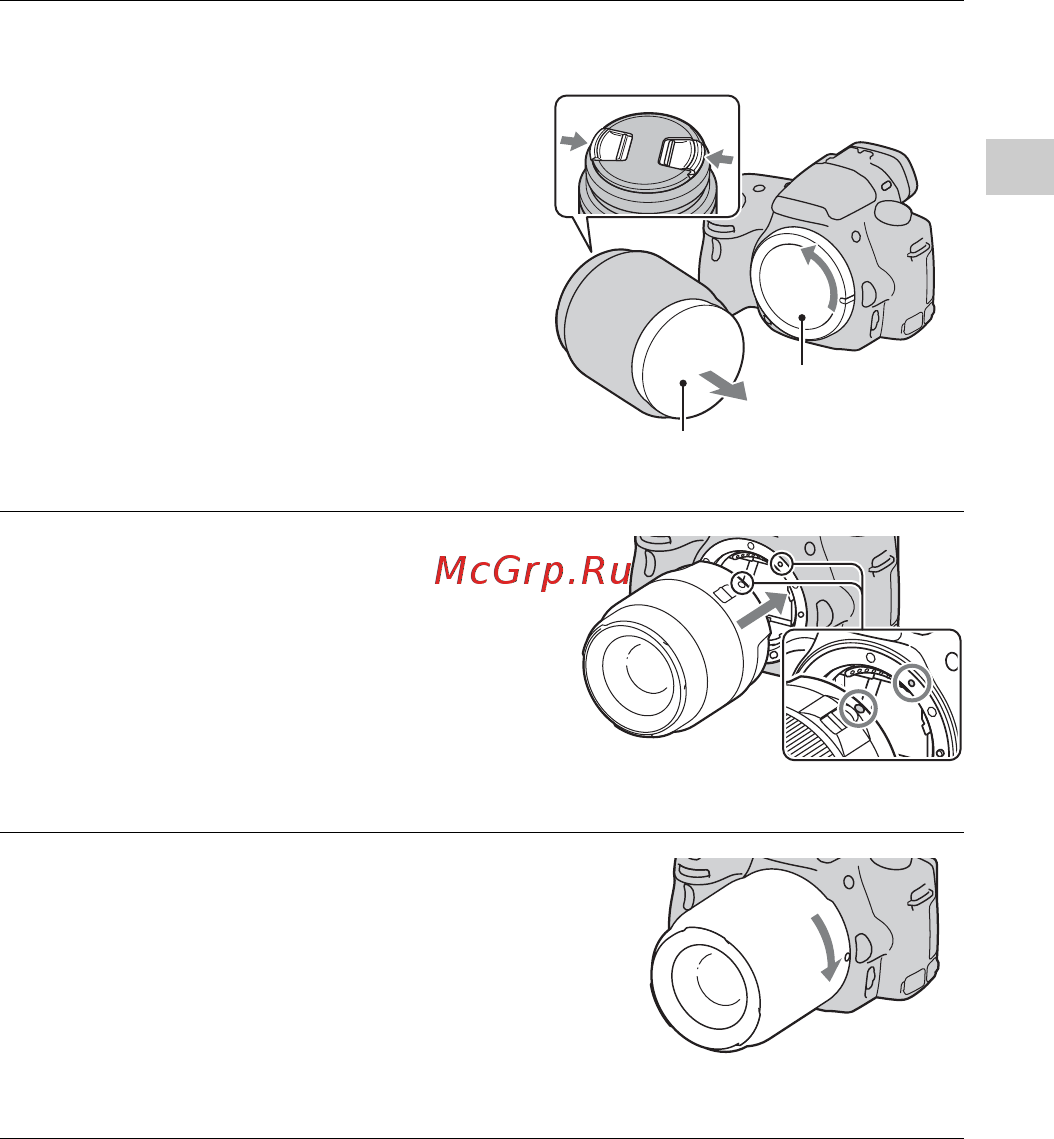 Sony Alpha SLT-A35K Kit 18-55 Bla [27/226] Установка объектива