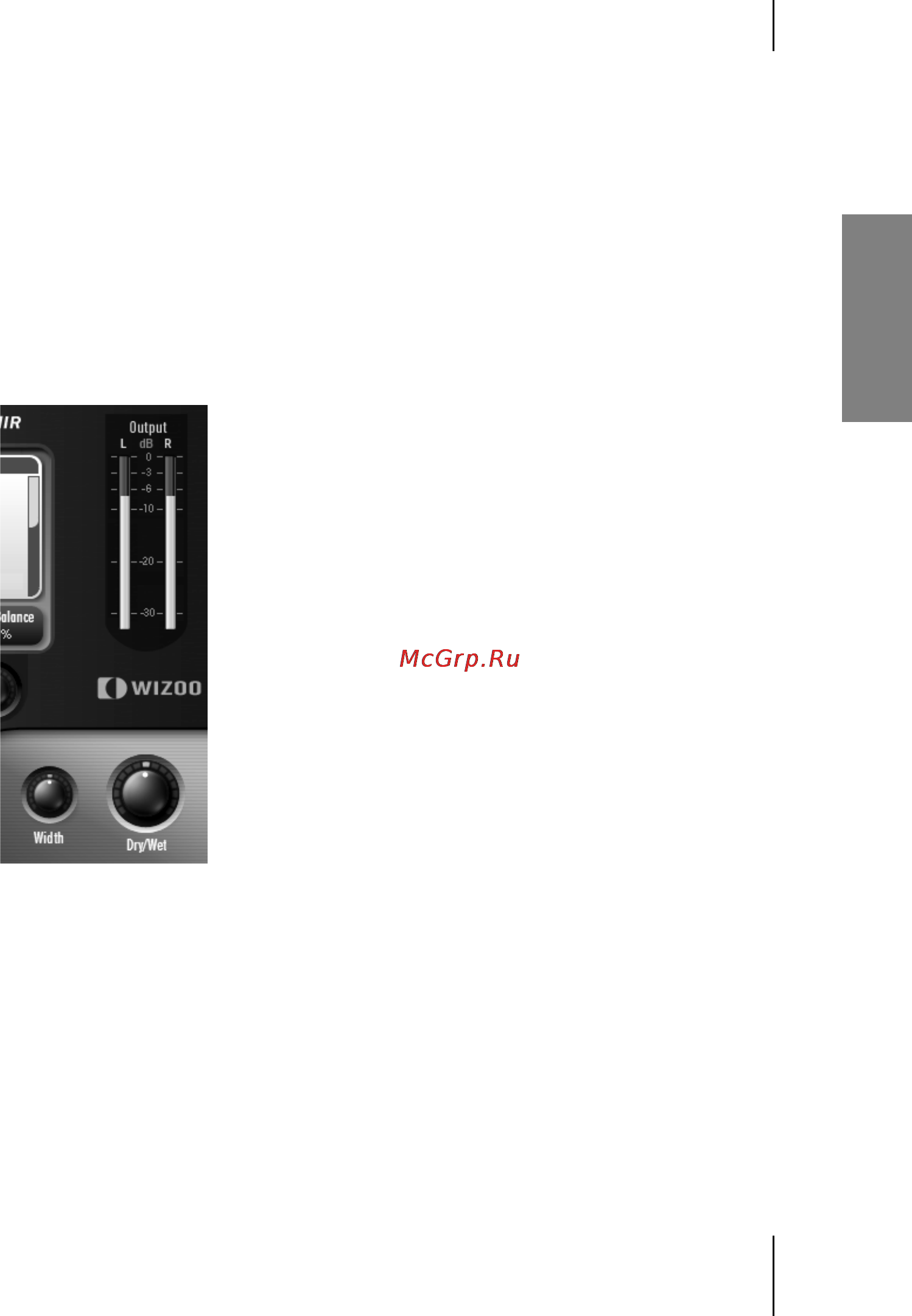 M-Audio WizooVerb W2 [33/132] Output section