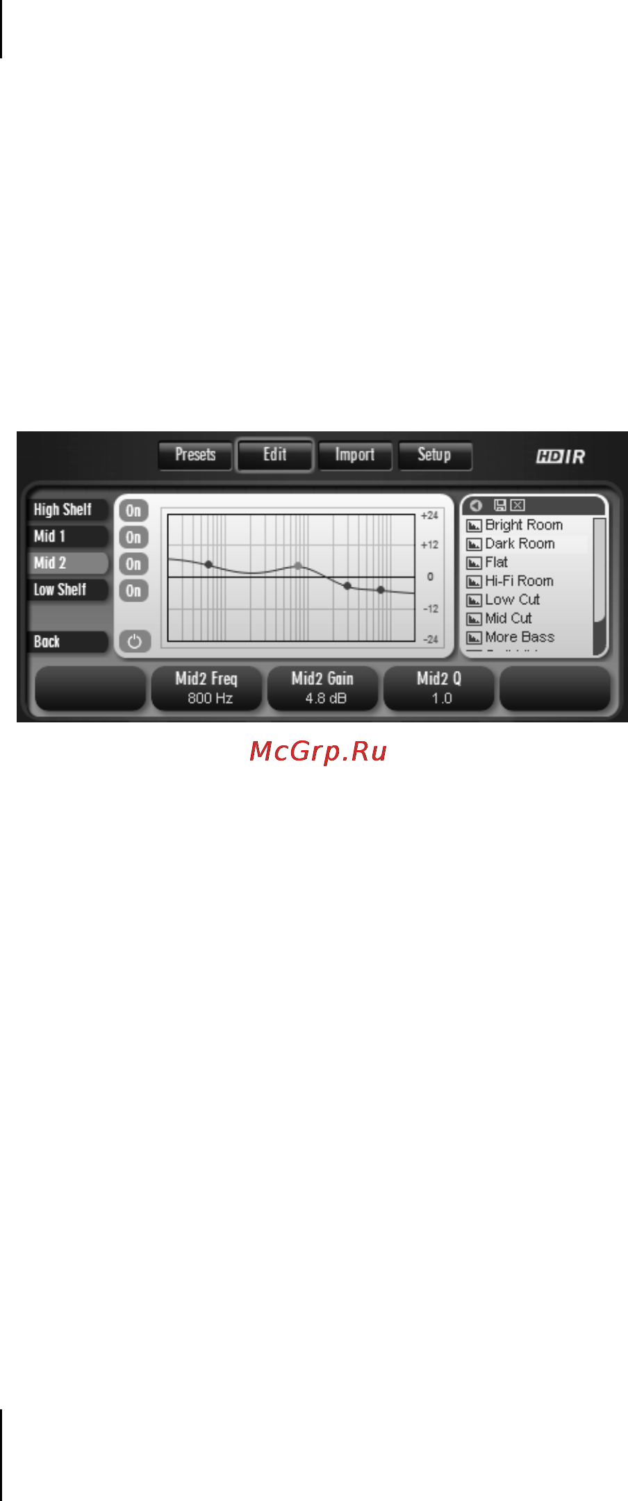 M-Audio WizooVerb W2 [54/132] Frequency