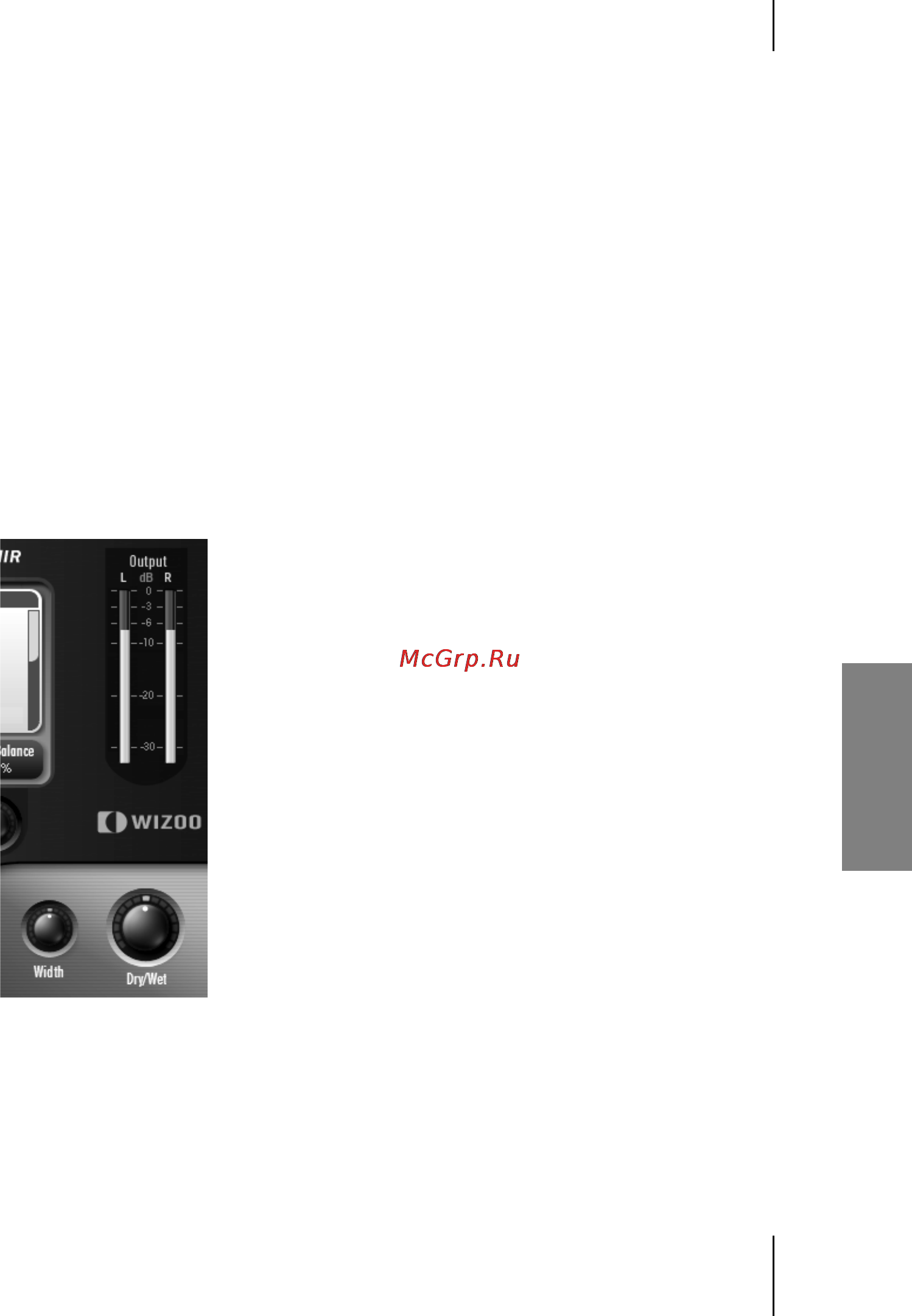 M-Audio WizooVerb W2 [97/132] Output sektion