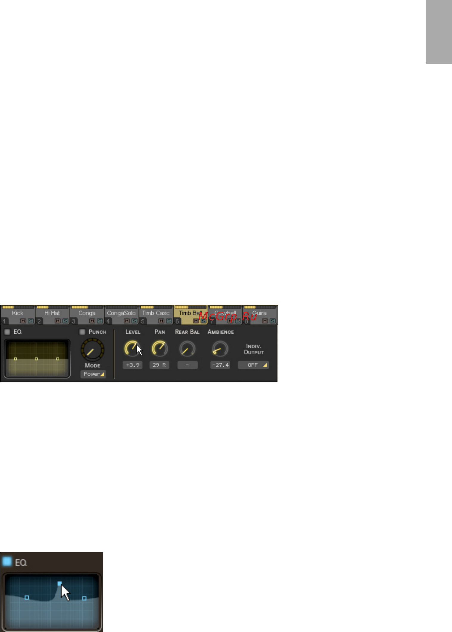 M-Audio Wizoo Latigo [13/34] The track mixer
