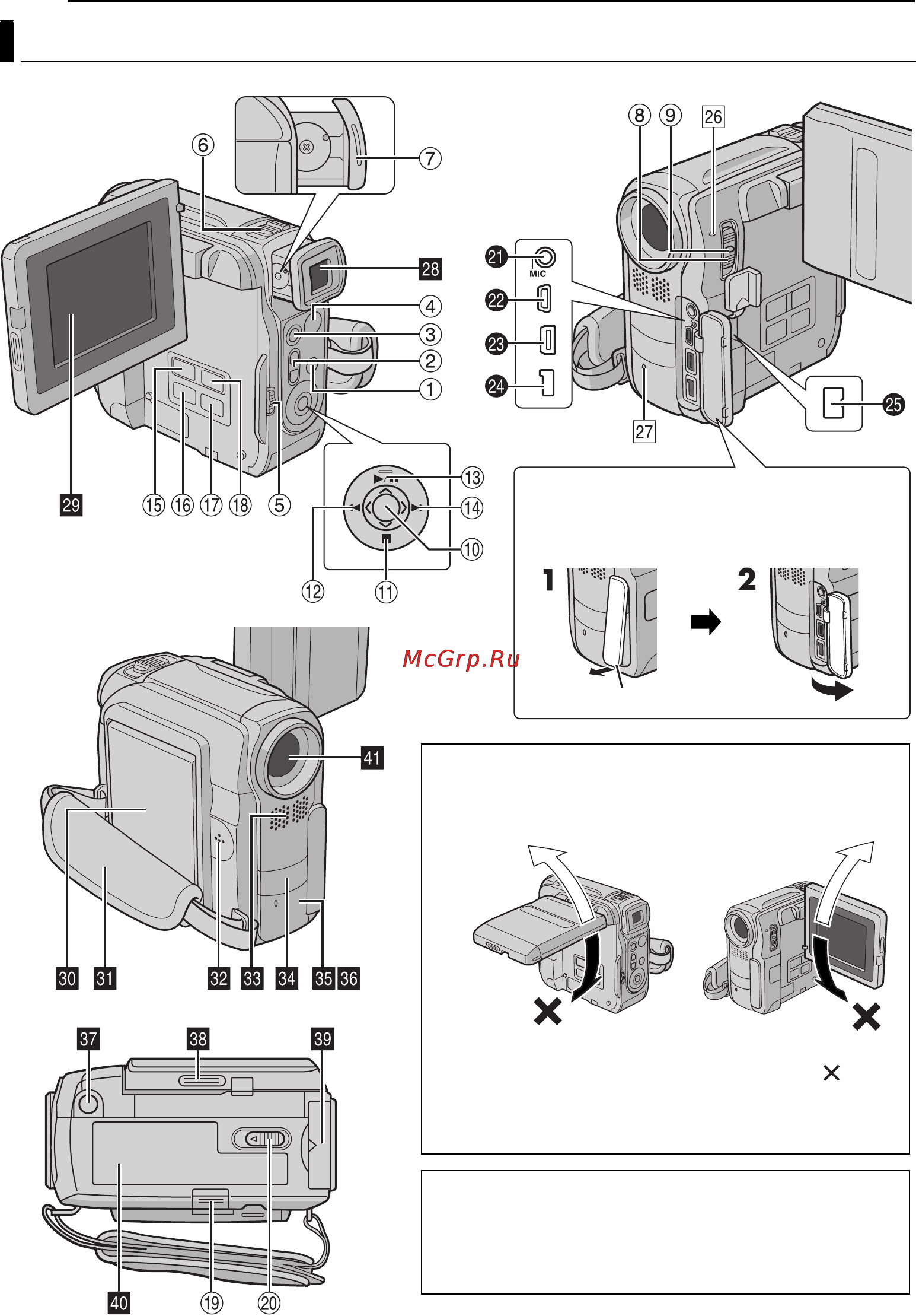 JVC GR-DX37 [6/52] Указатель
