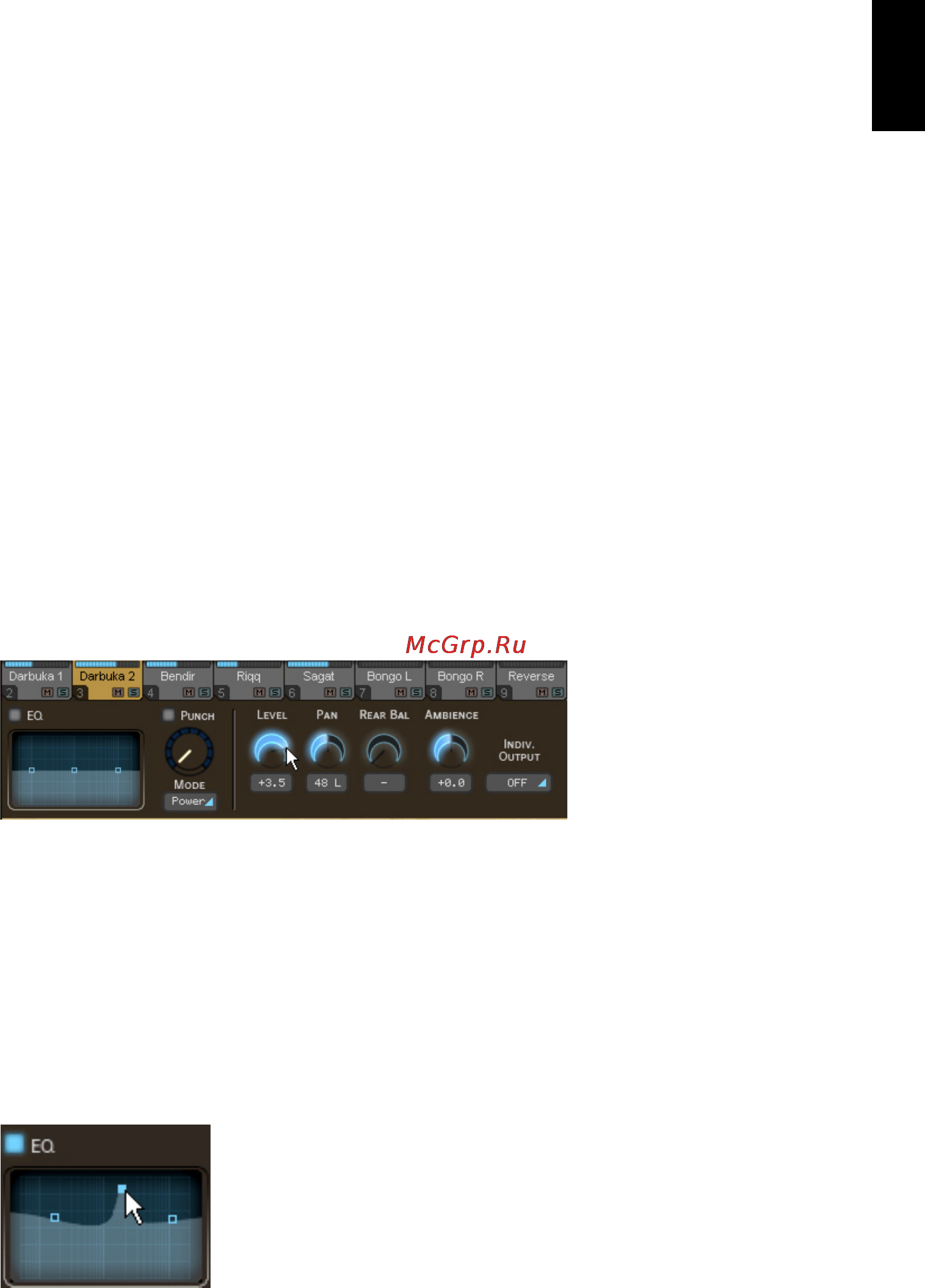 M-Audio Wizoo Darbuka [13/30] The track mixer