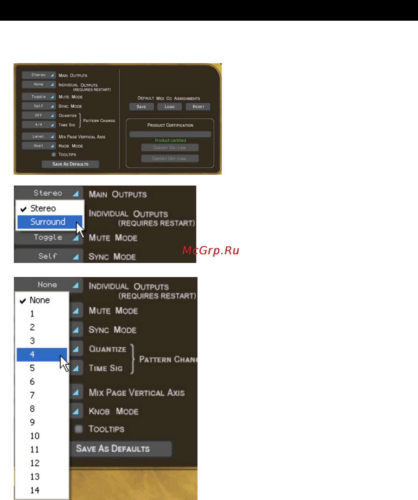 M-Audio Wizoo Darbuka [22/30] The setup page