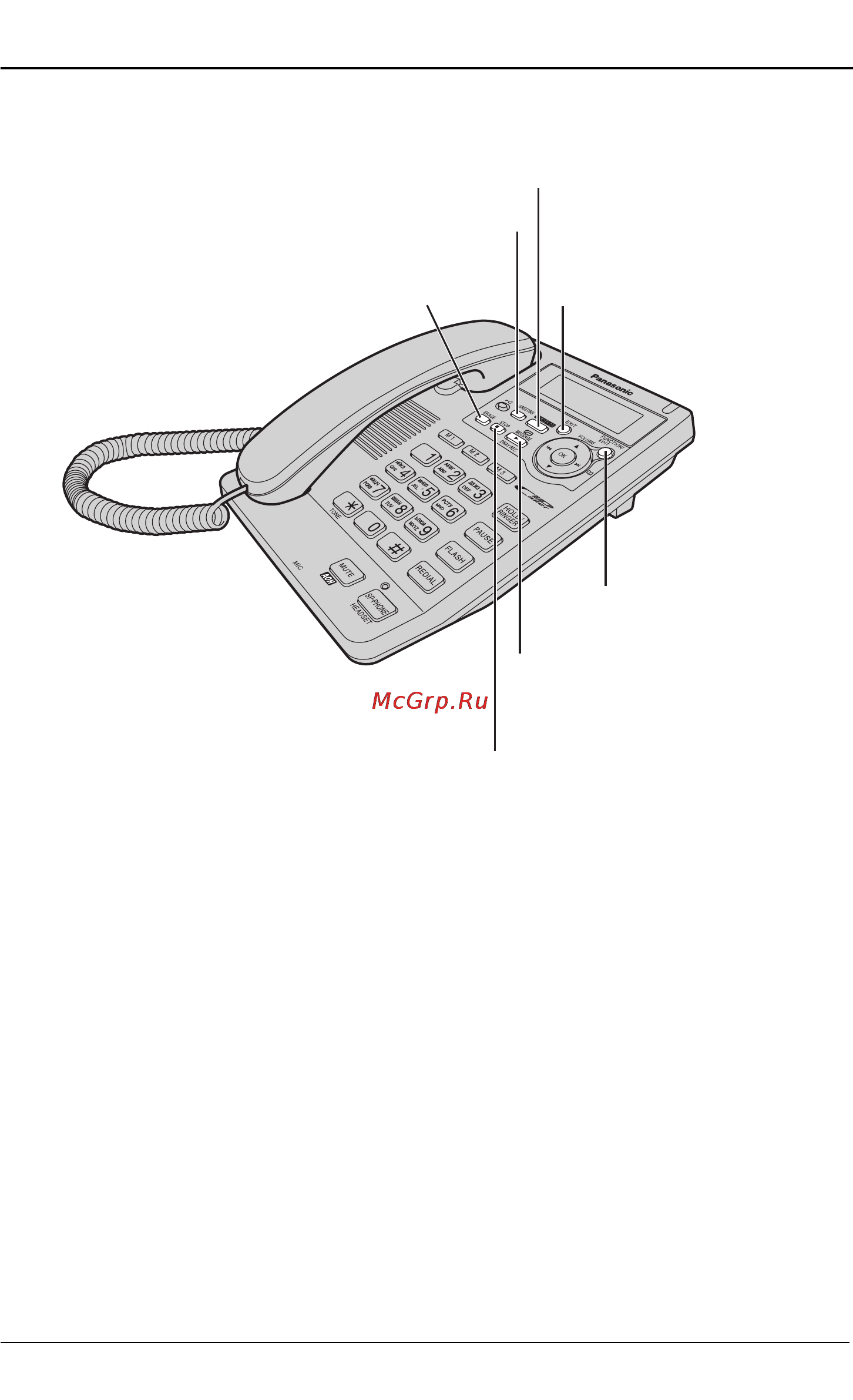 Panasonic KX-TS2570 RU Инструкция по эксплуатации онлайн [7/64] 18644