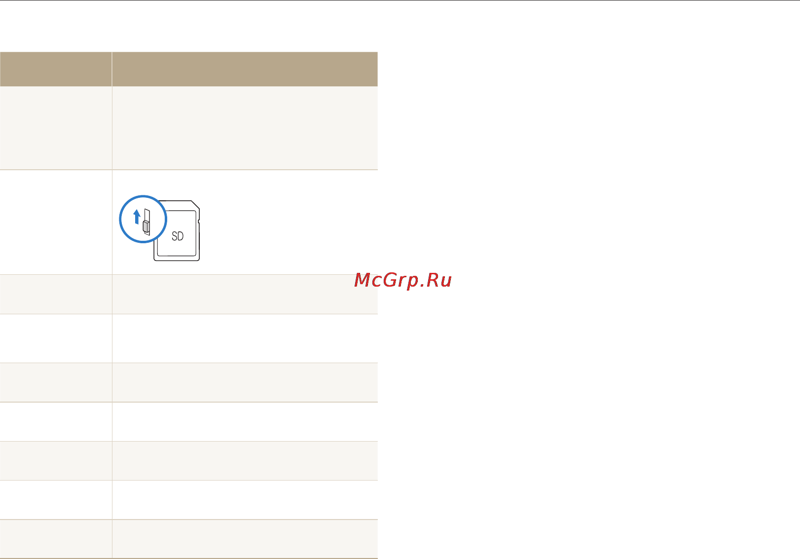 Samsung EC-ES30 Black [80/95] Сообщения об ошибках