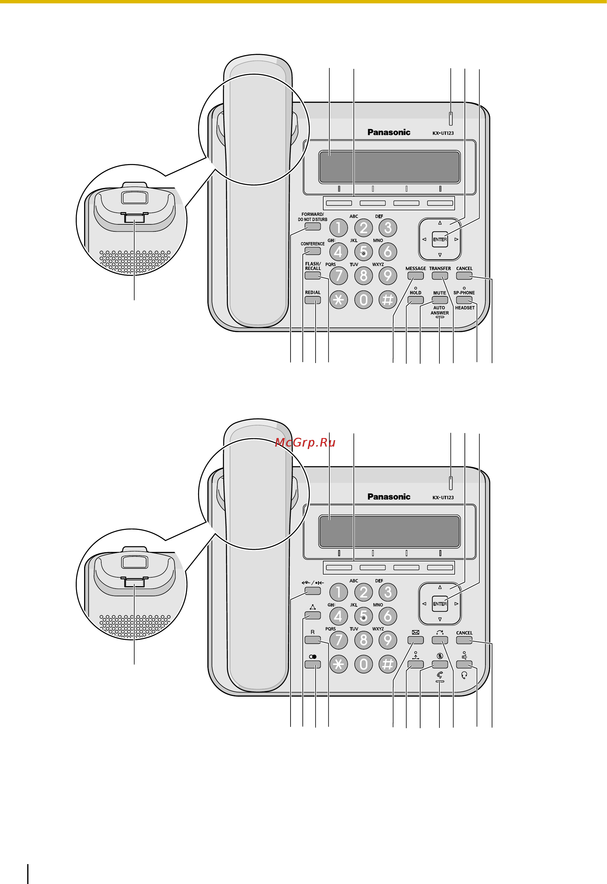 Panasonic KX-UT123 [18/96] Для kx ut113x kx ut123x