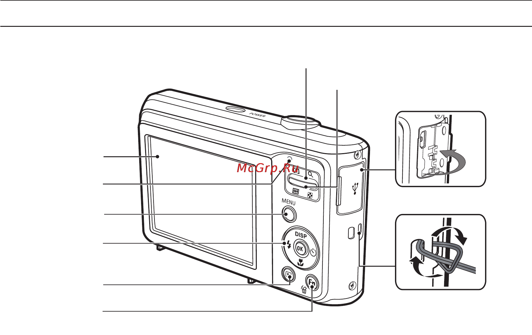 Samsung EC-ES28 [10/98] Рабочие элементы
