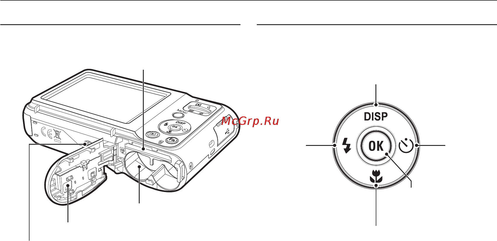 Samsung EC-ES28 [11/98] Рабочие элементы
