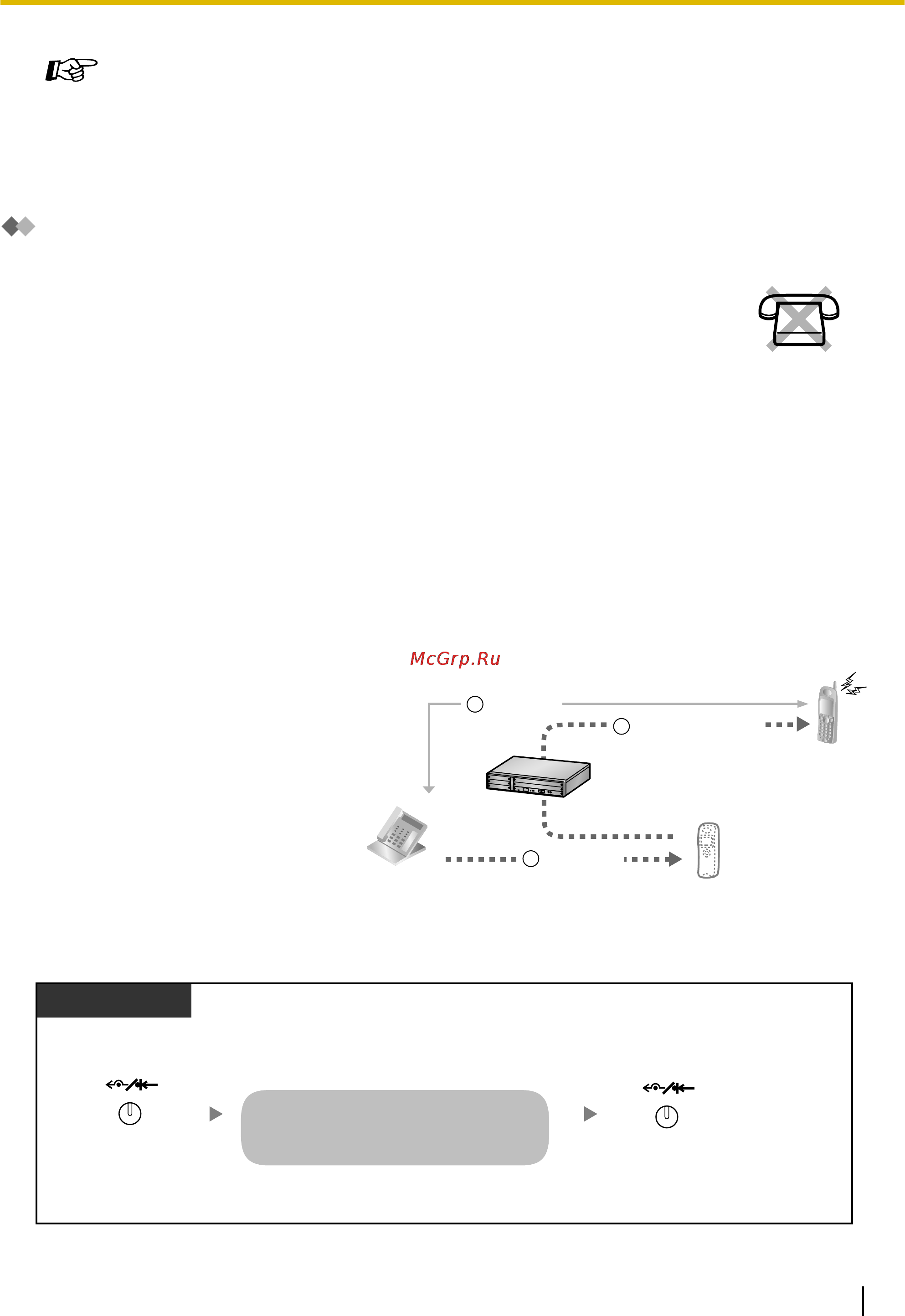 Panasonic KX-NCP500 [107/296] Настройка постоянной переадресации вызовов режима не беспо коить с использованием кнопки fwd dnd с постоянной функцией