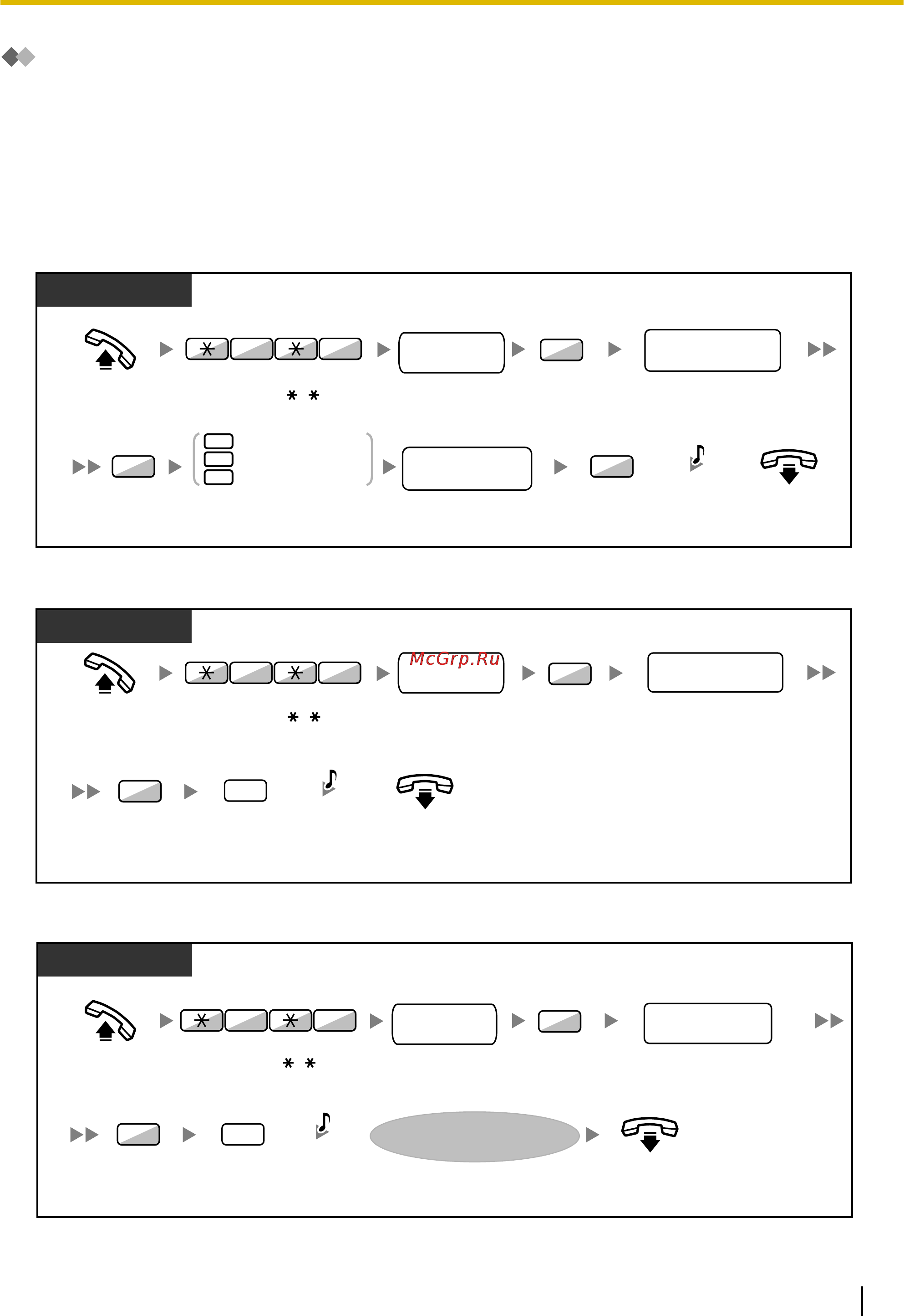 Panasonic KX-TDE600 [111/296] Постоянная переадресация вызовов с использованием услуг isdn постоянная переадресация вызовов cf через isdn