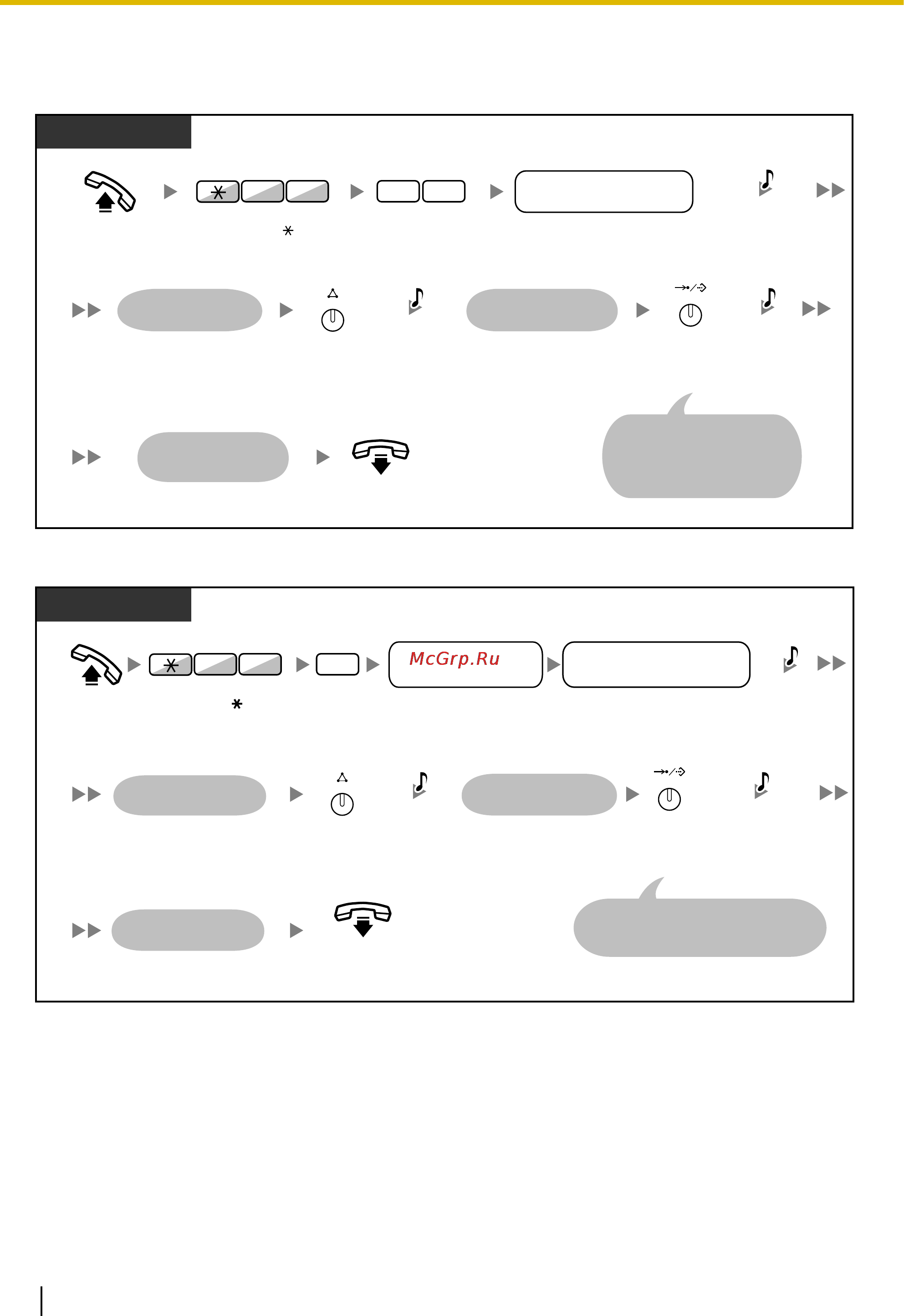 Panasonic KX-TDE600 [218/296] Запись музыки через порт внешнего источника фоновой музыки при удержании moh