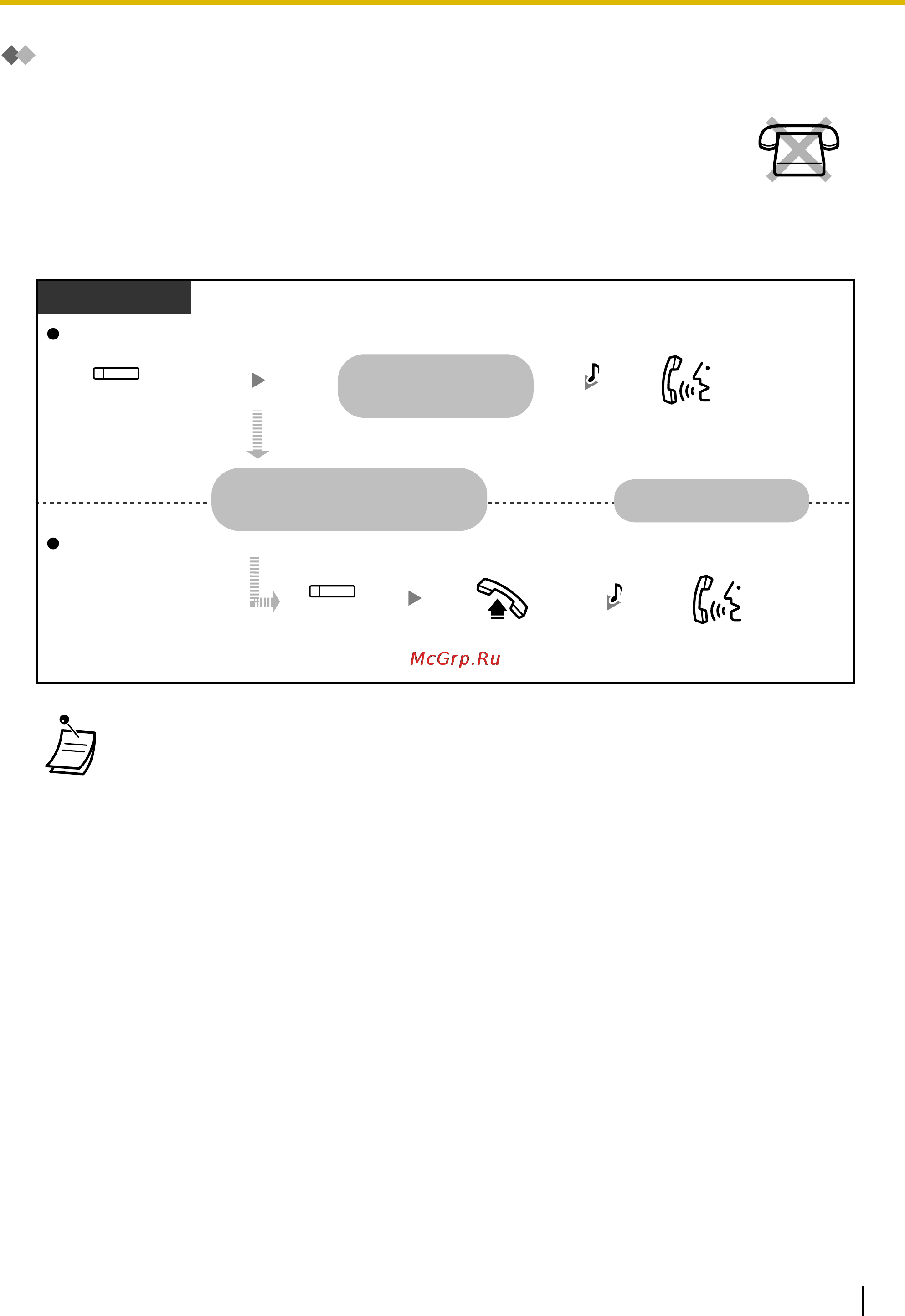 Panasonic KX-TDA100D [87/256] Подключение к разговору третьего участника отмена защищенного режима