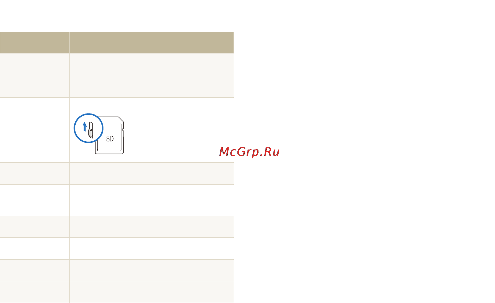 Samsung EC-PL20 Red [81/105] Сообщения об ошибках