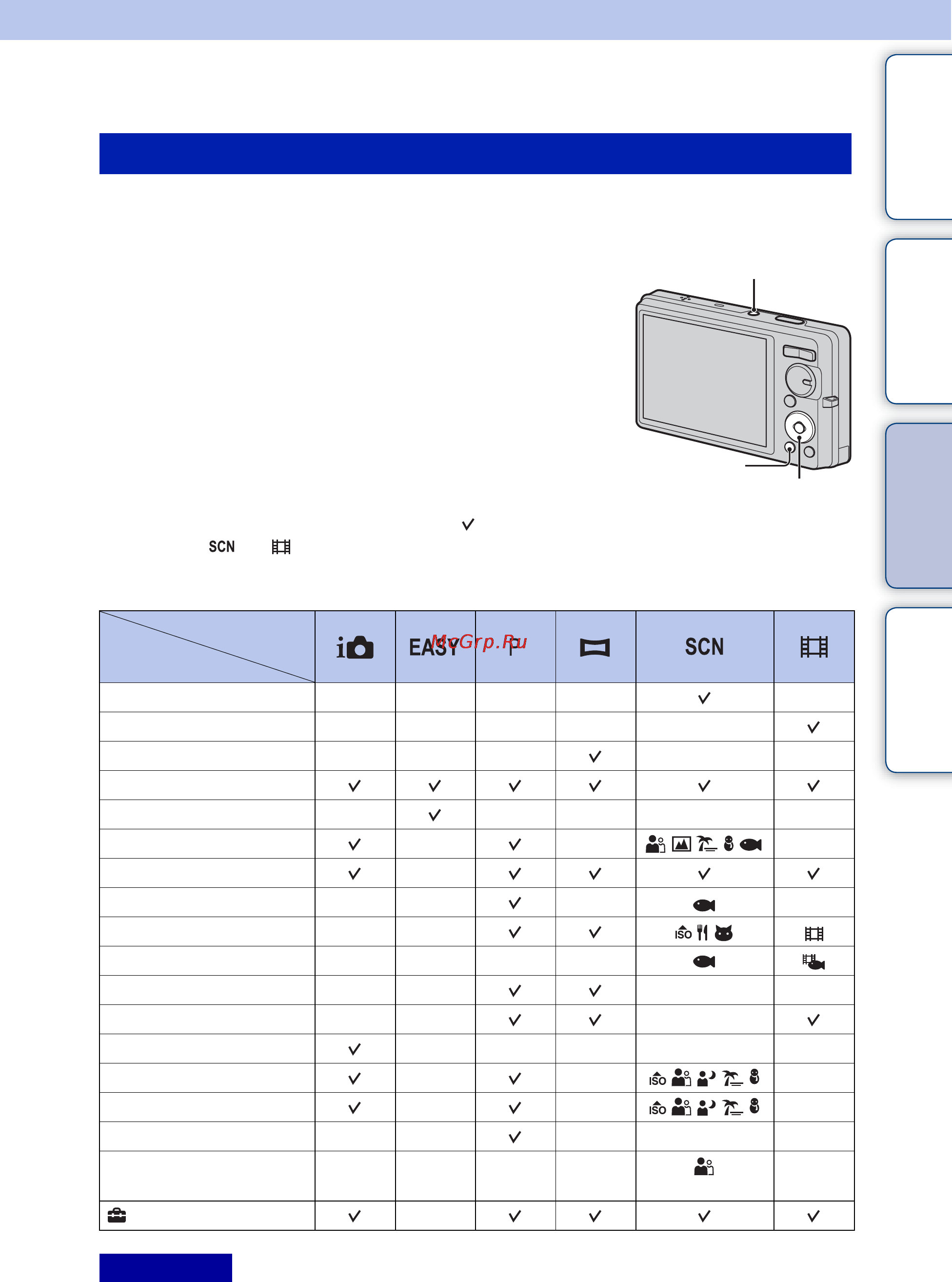 Sony DSC-W350 Black [11/146] Элементы menu съемка