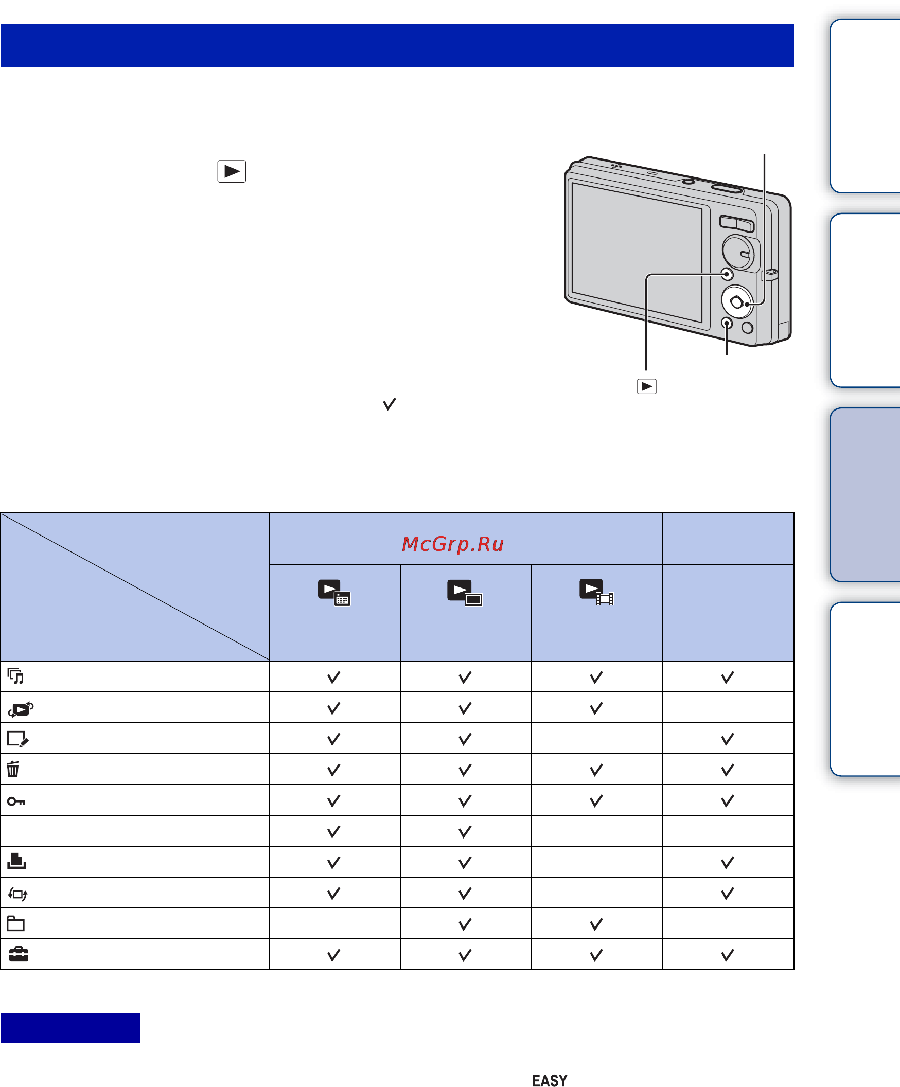 Sony DSC-W350 Black [13/146] Элементы menu просмотр