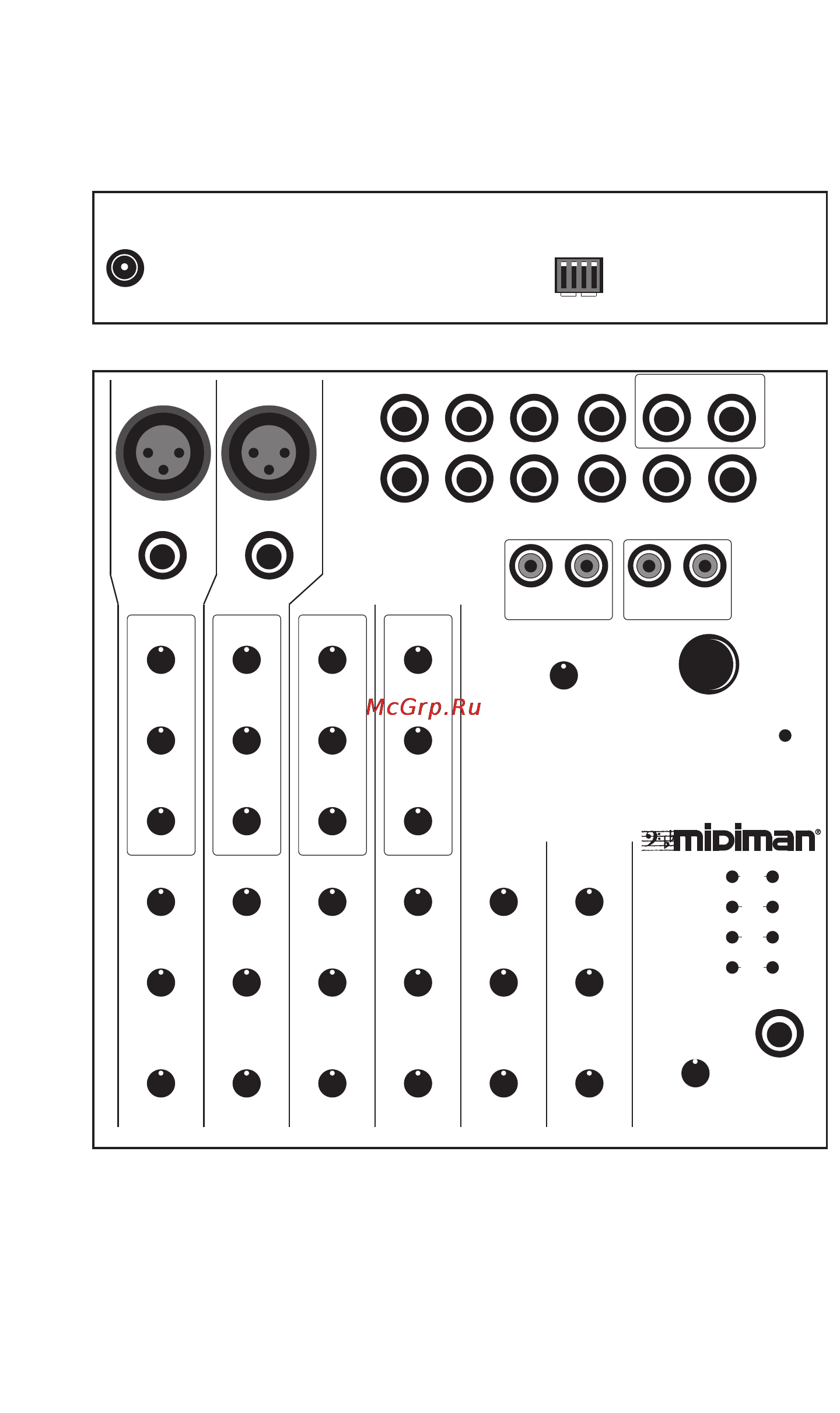 M-Audio Mixim 10 [4/12] Front rear panels fig 1
