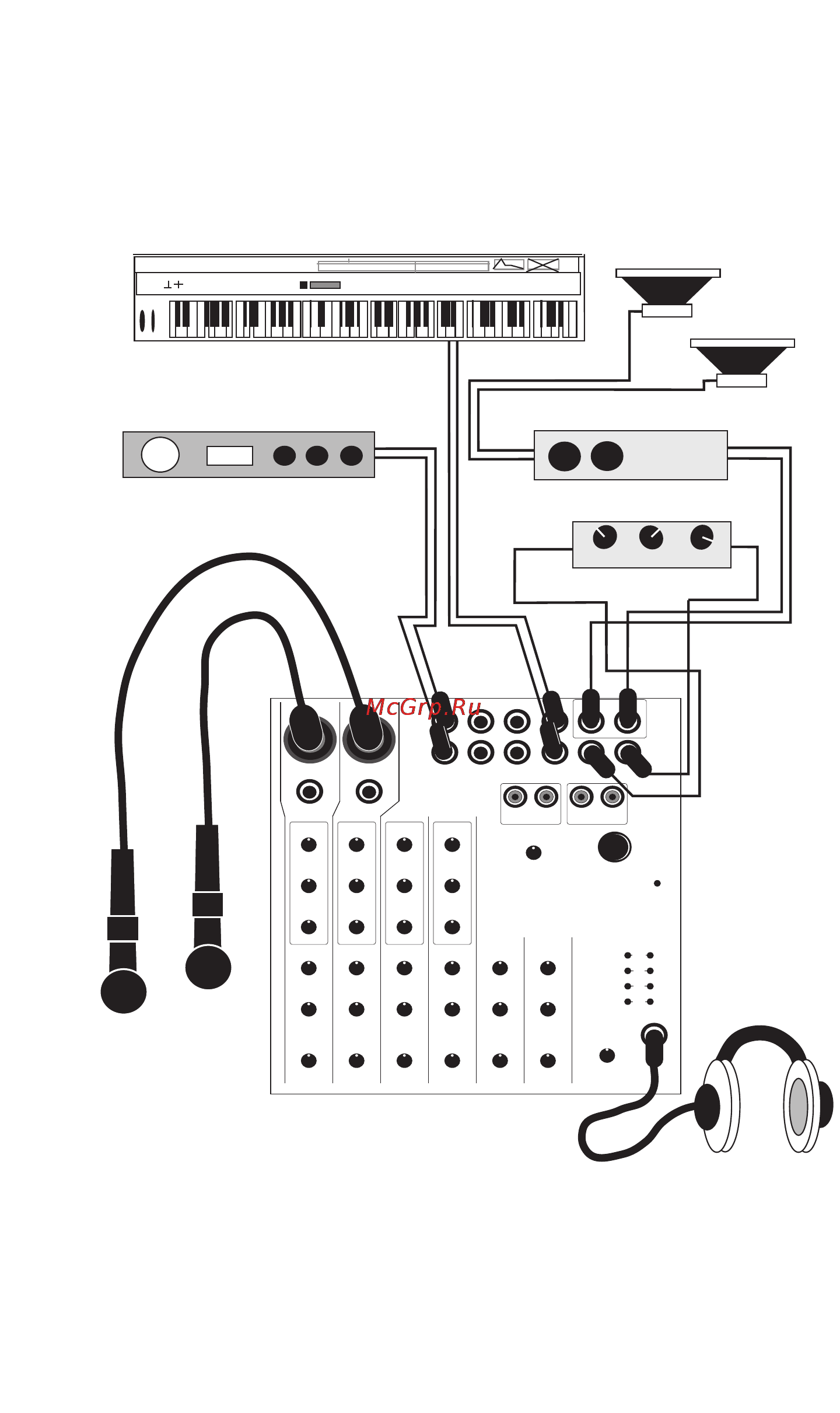 M-Audio Mixim 10 [8/12] Out r out l