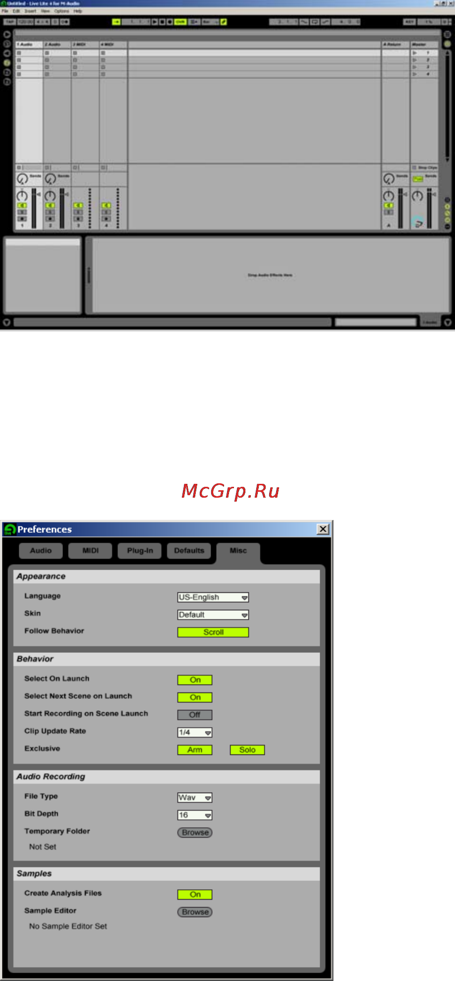 M-Audio Classroom Studio Инструкция по эксплуатации онлайн [4/8] 18775