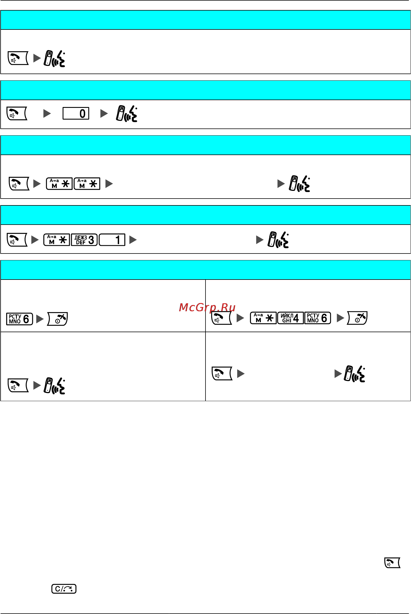 Panasonic KX-TCA275 [29/98] Порядок работы