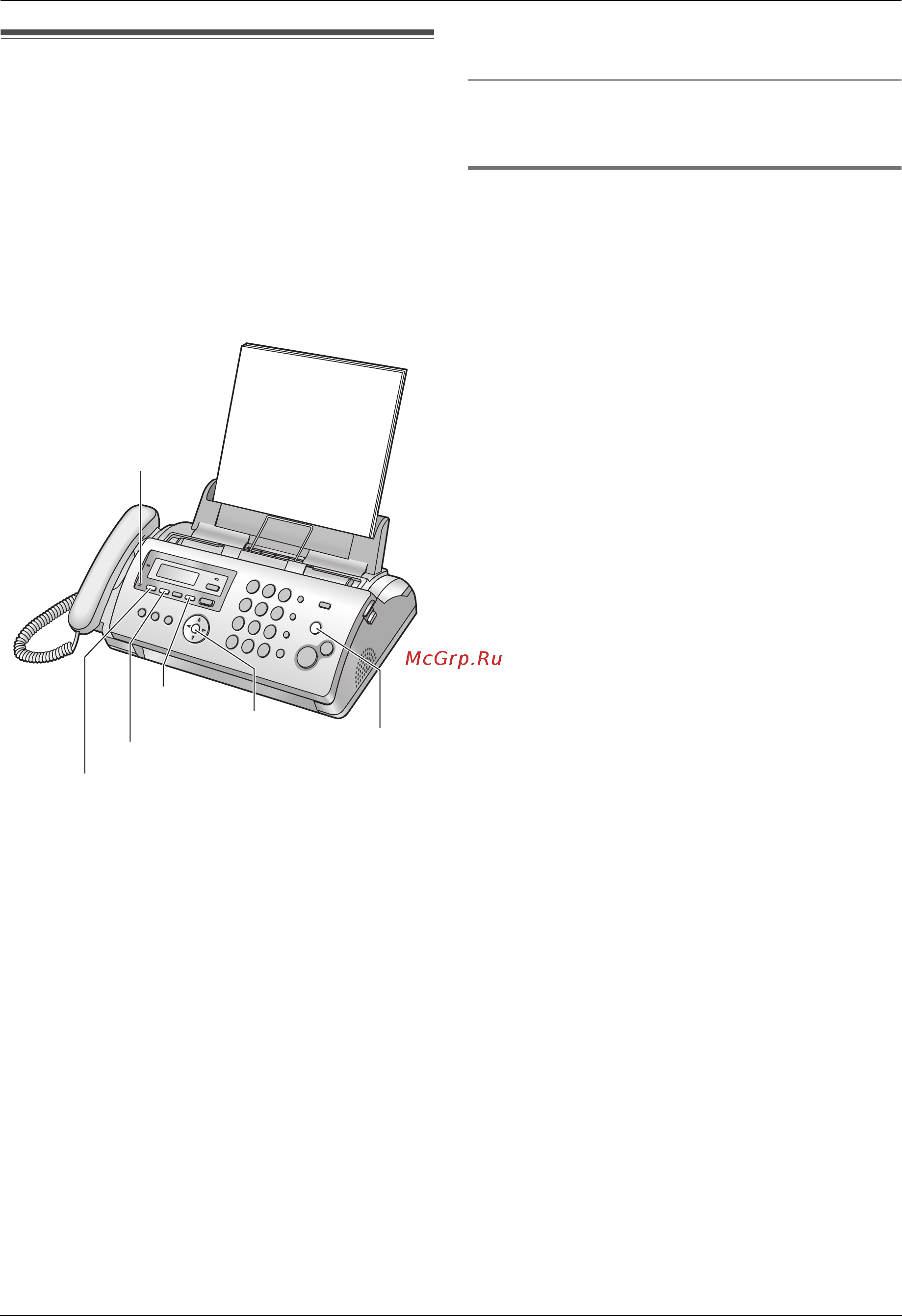 Panasonic KX-FP218 [32/64] Автоответчик только kx fp218