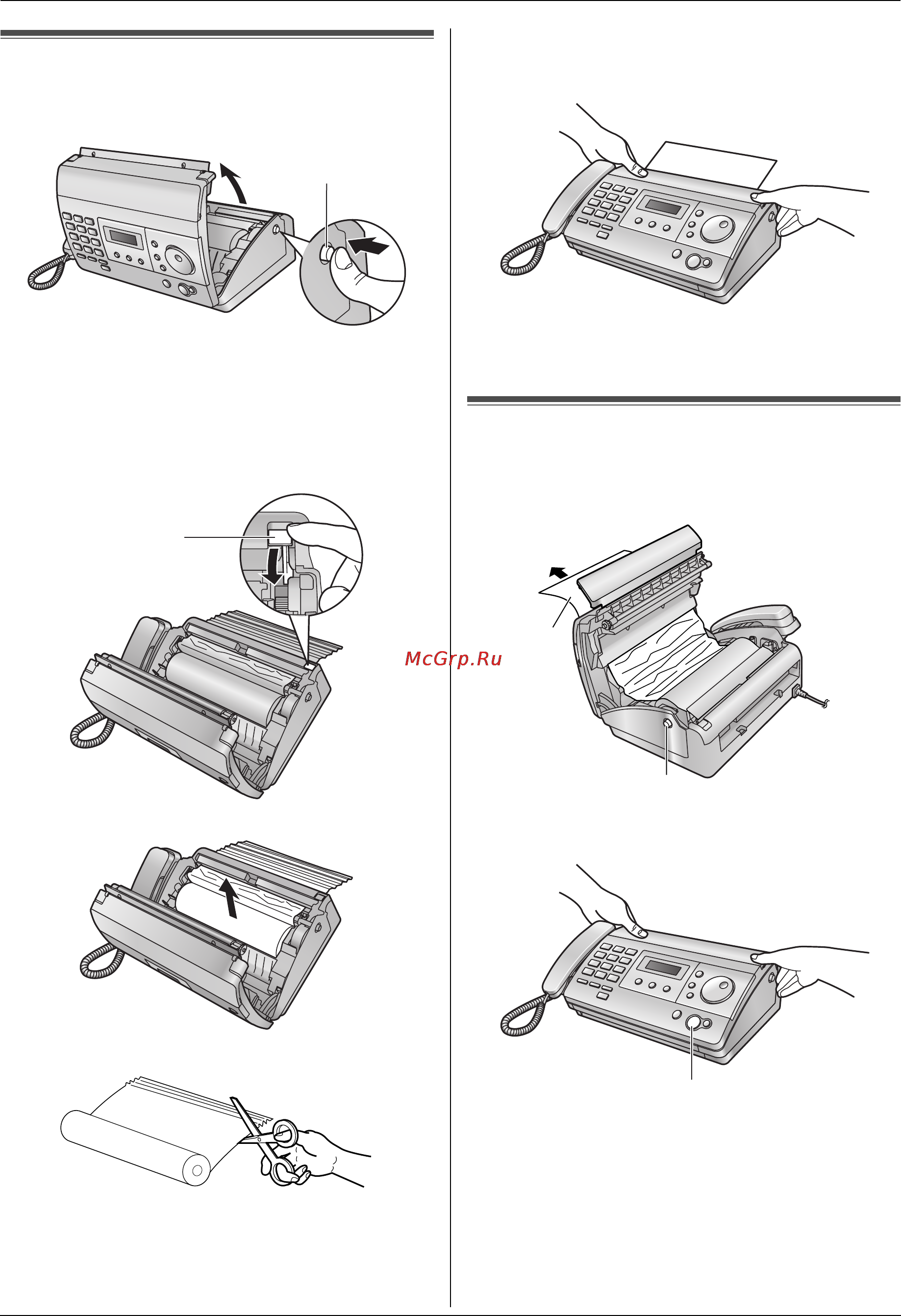 Panasonic KX-FT504 [34/48] Fax start