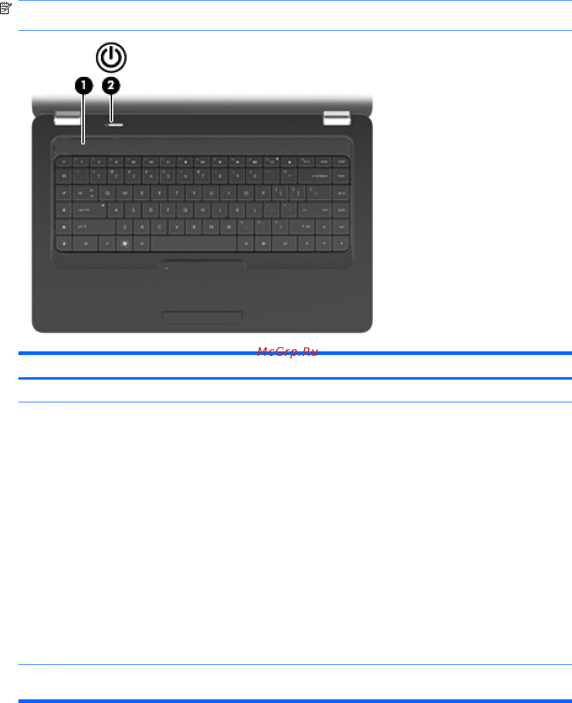 HP G62-b20ER XW752EA [14/139] Кнопка и динамики