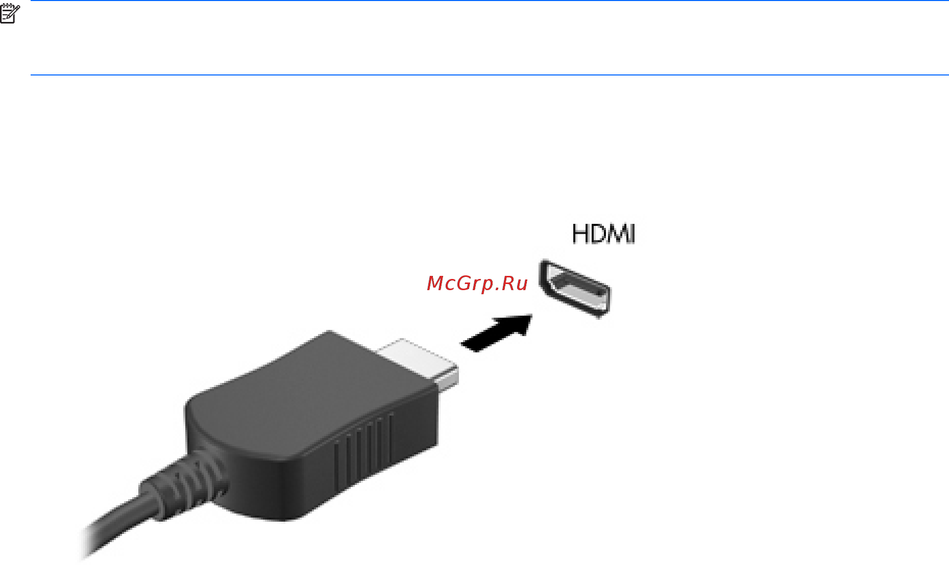 HP G62-b20ER XW752EA [57/139] Подключение устройства hdmi только на некоторых моделях