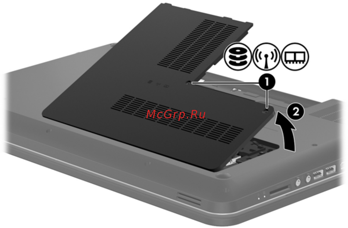 HP Pavilion g7-1001er LM659EA [34/55] Извлечение жесткого диска