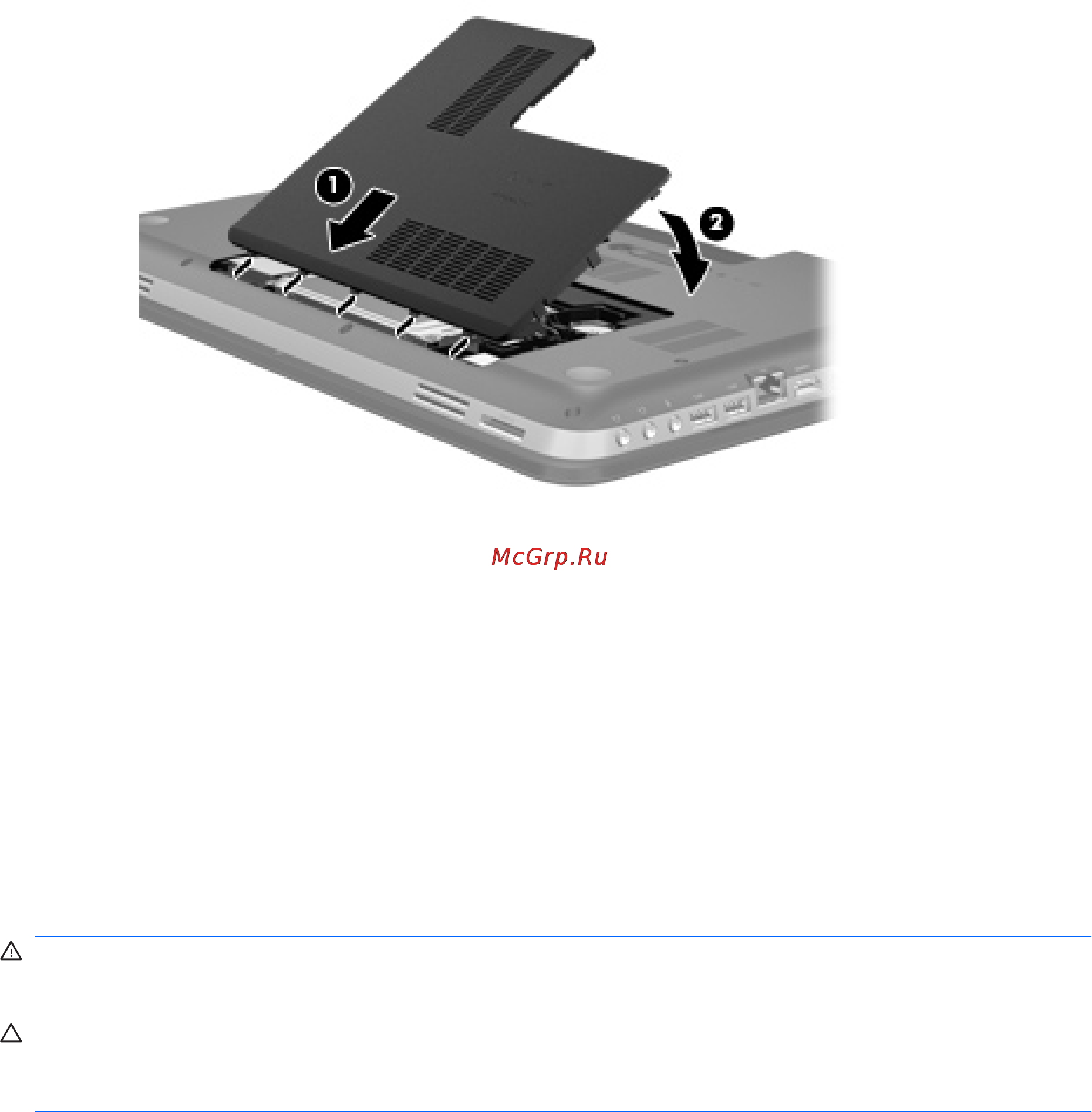 HP Pavilion dv6-6051er LQ115EA [46/67] Добавление или замена модулей памяти
