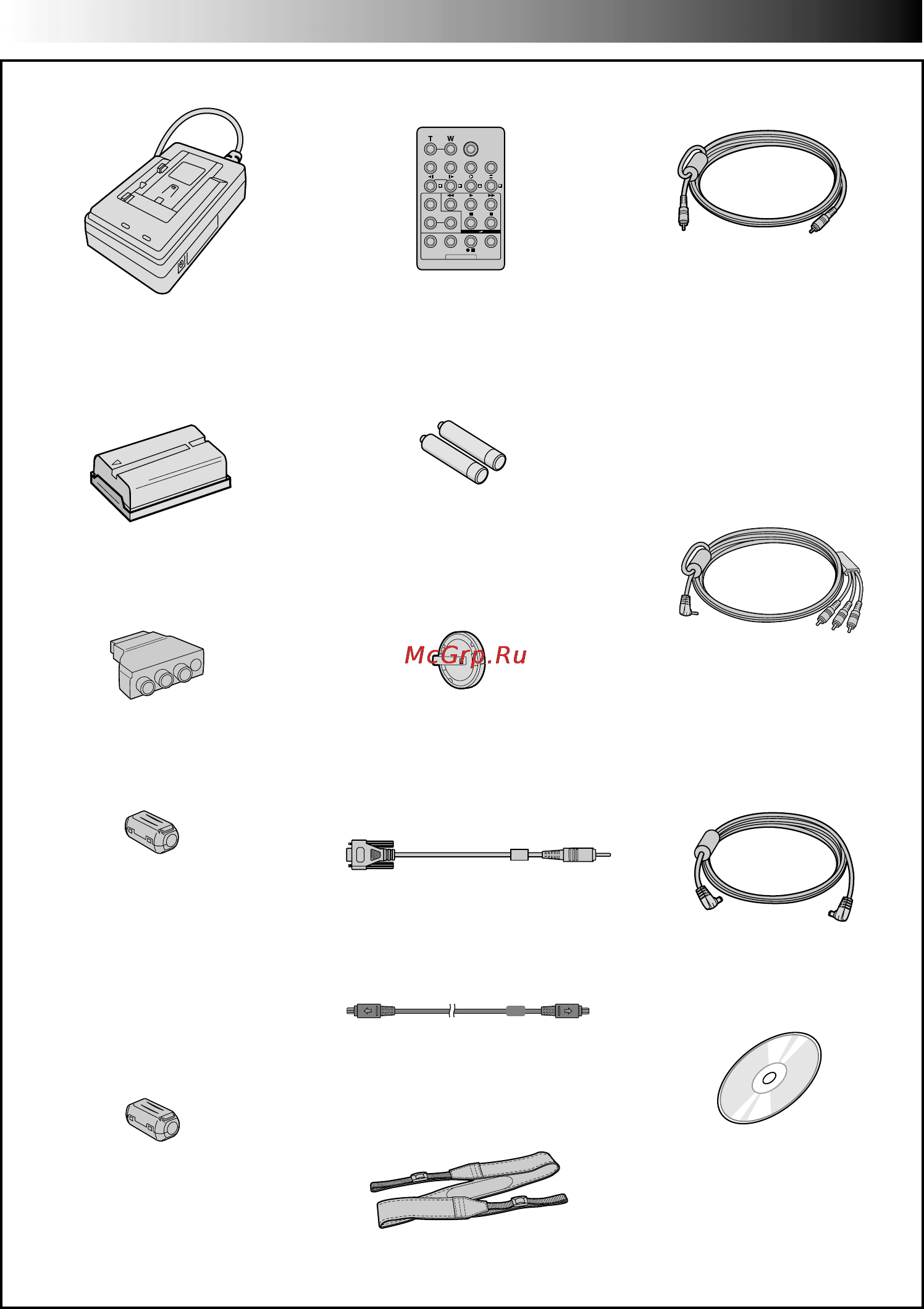 JVC GR-DVL300 [4/72] Пpилaгaemыe пpиhaдлeжhoctи
