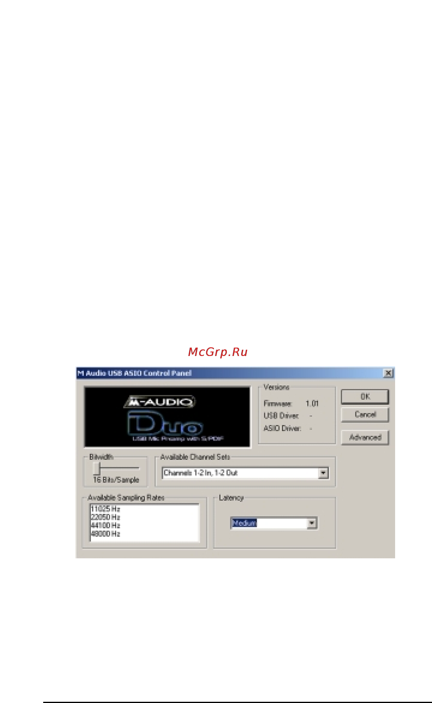 M-Audio Duo USB Инструкция по эксплуатации онлайн [18/27] 18966