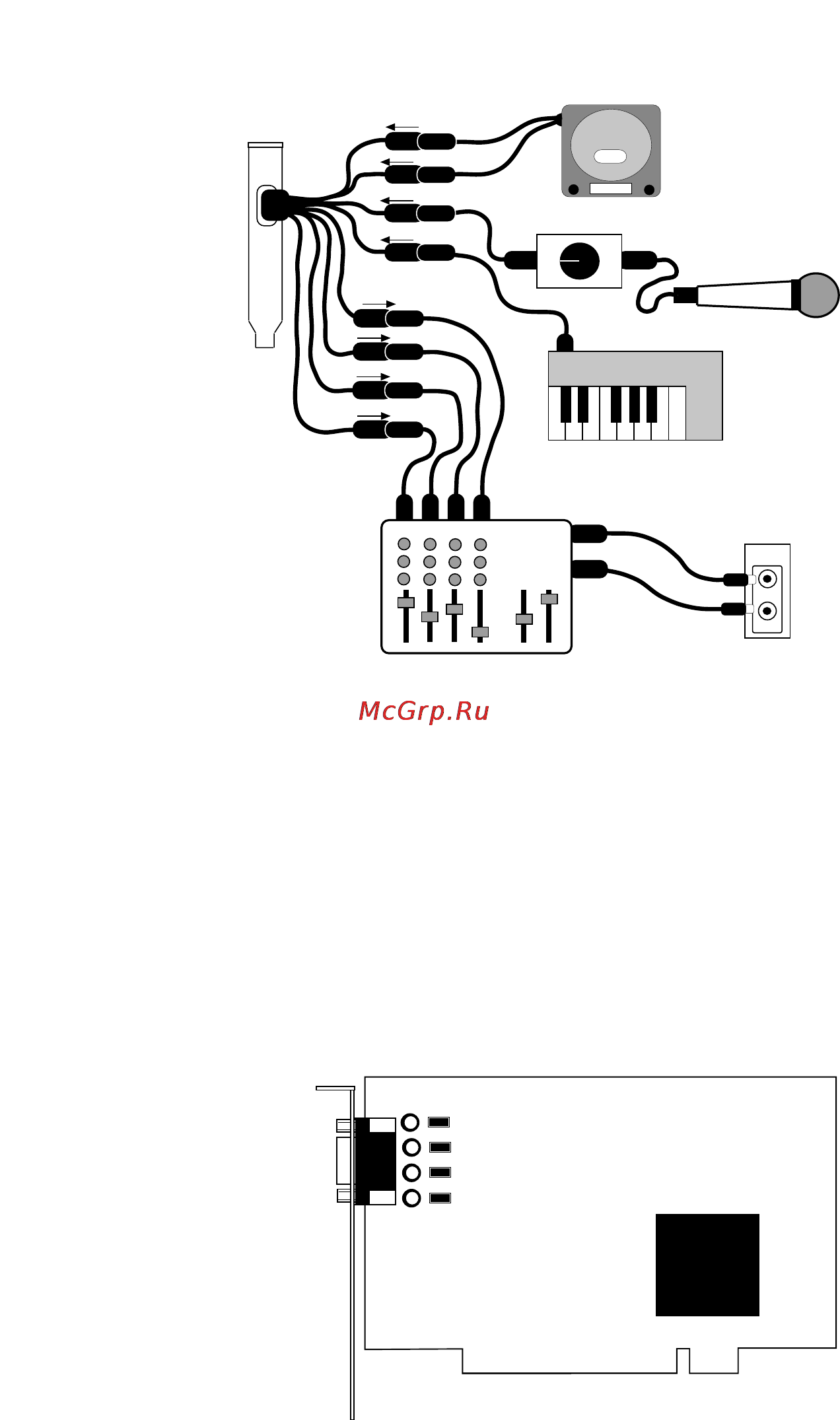 M-Audio Dman 2044 [9/36] Configuring dman 2044 input gain