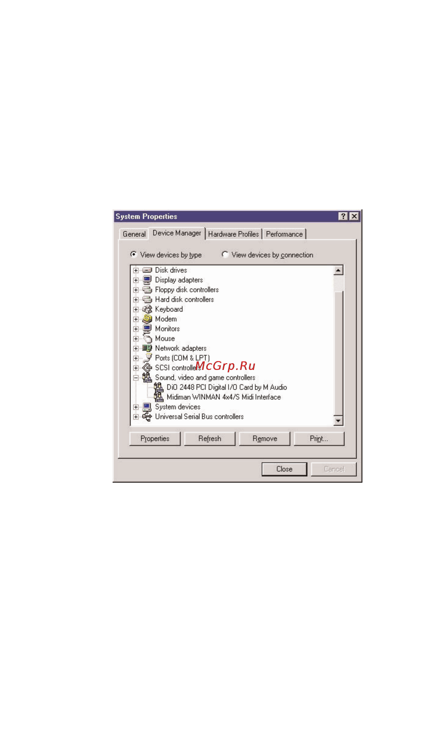 M-Audio DIO2448 [9/24] Windows driver configuration