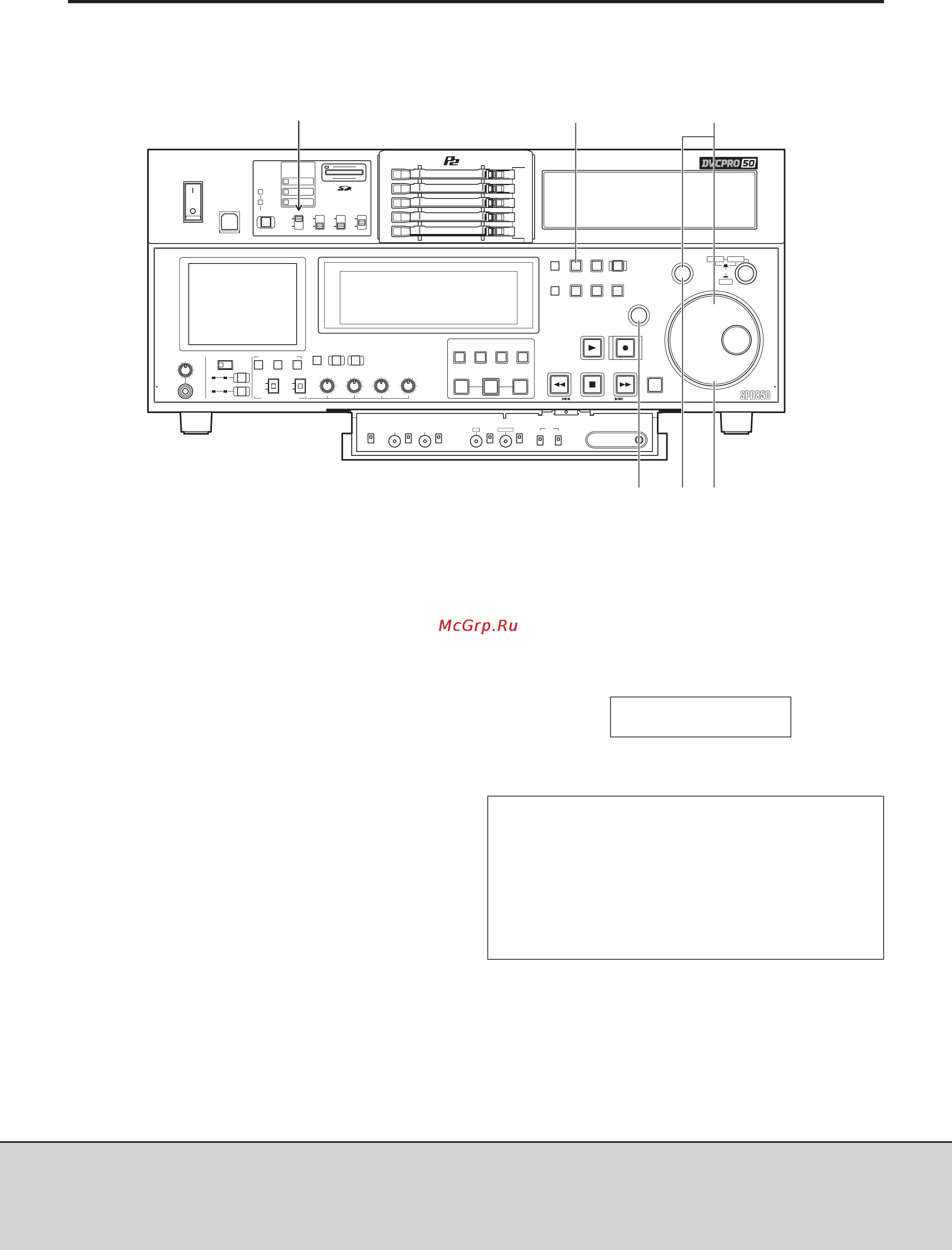Panasonic AJ-SPD850 [34/73] Установка исходные настройки