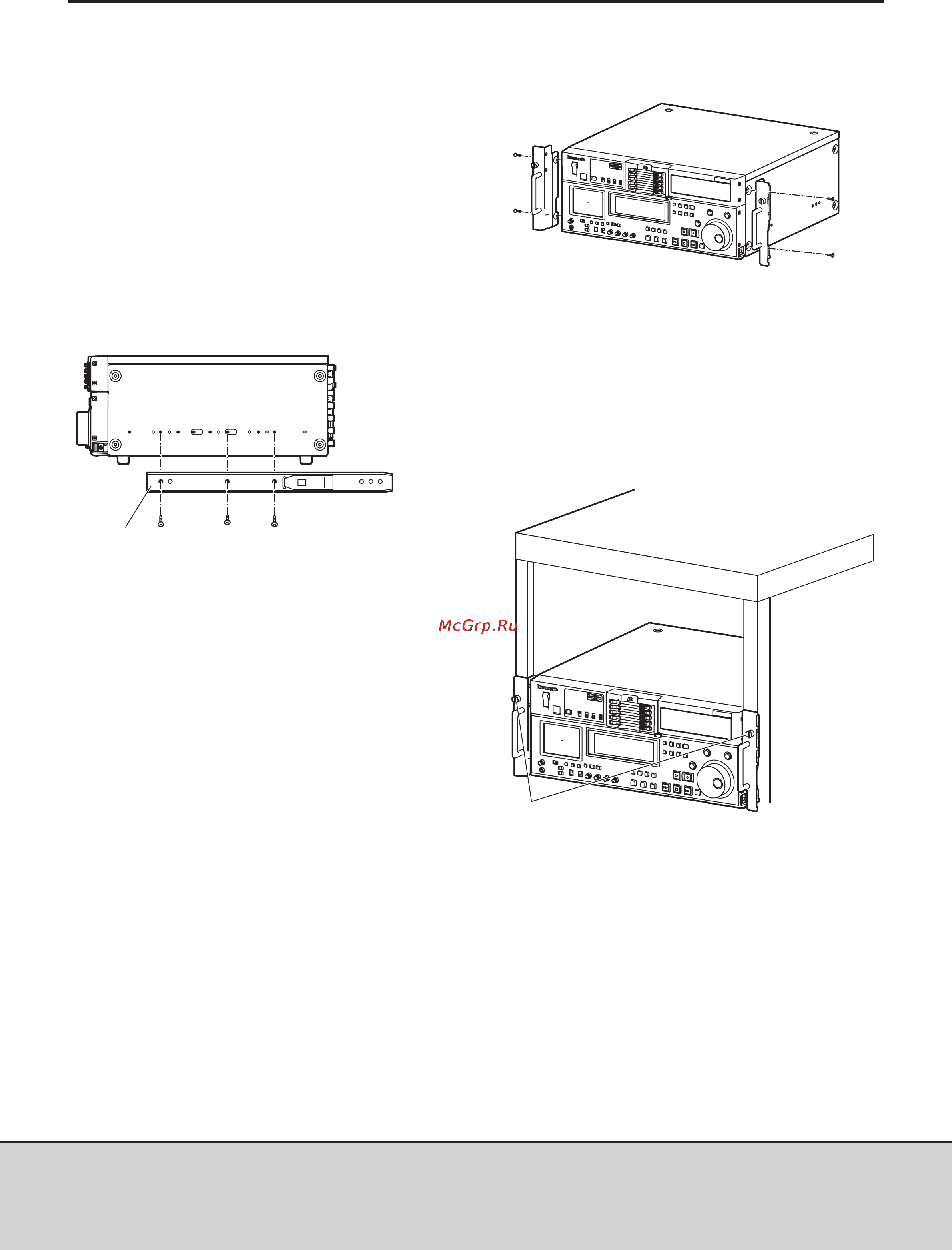Panasonic AJ-SPD850 [62/73] Монтаж в стойку
