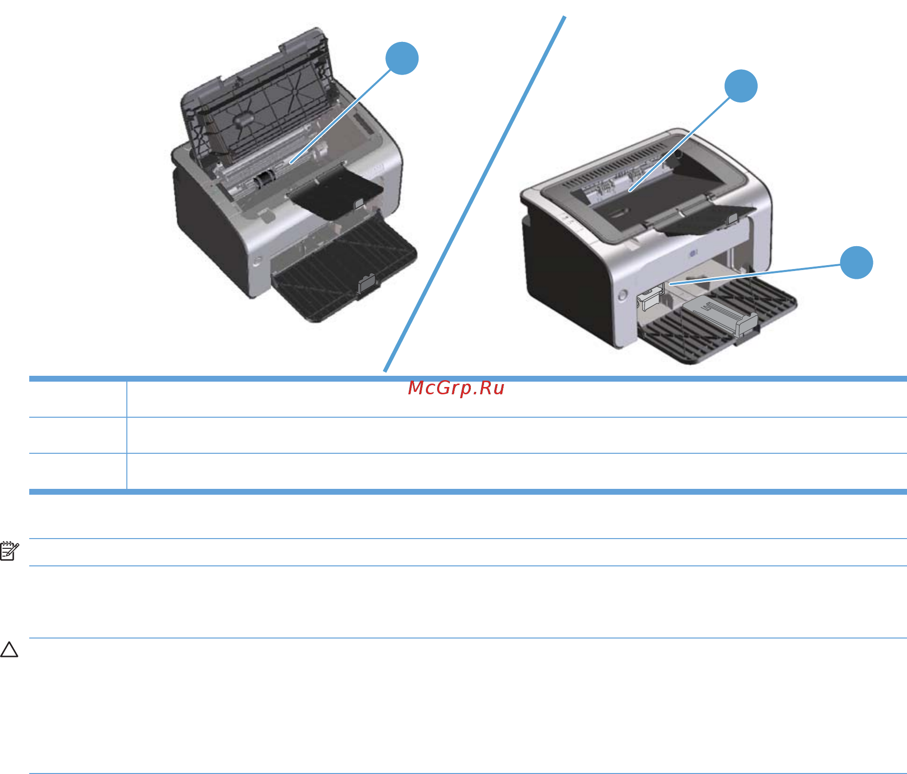 HP LaserJet P1102w (CE657A) [94/154] Возможное расположение замятий
